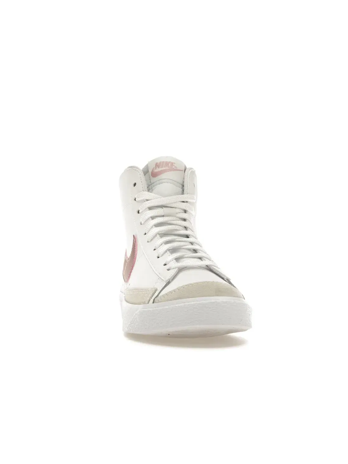 Детские кроссовки Nike Blazer Mid 77 — изображение 2 из 4, белый/розовый