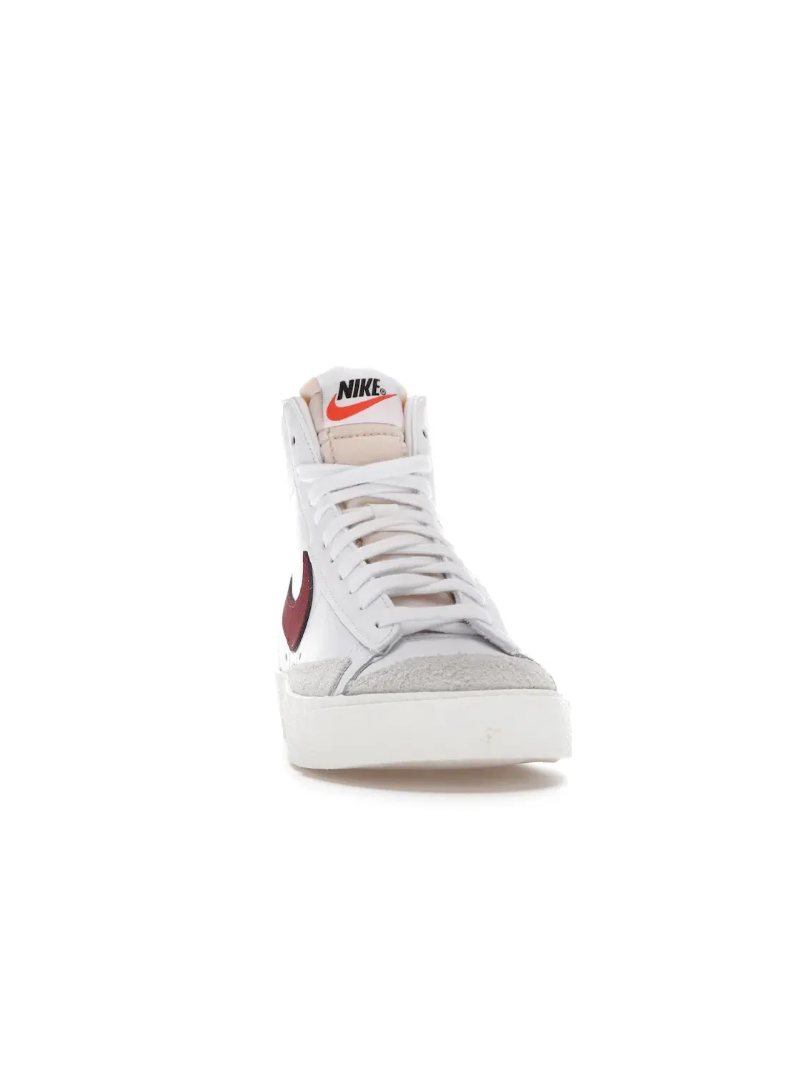 Мужские кроссовки с длинным язычком Nike Blazer Mid 77 — изображение 2 из 4, белый/красный