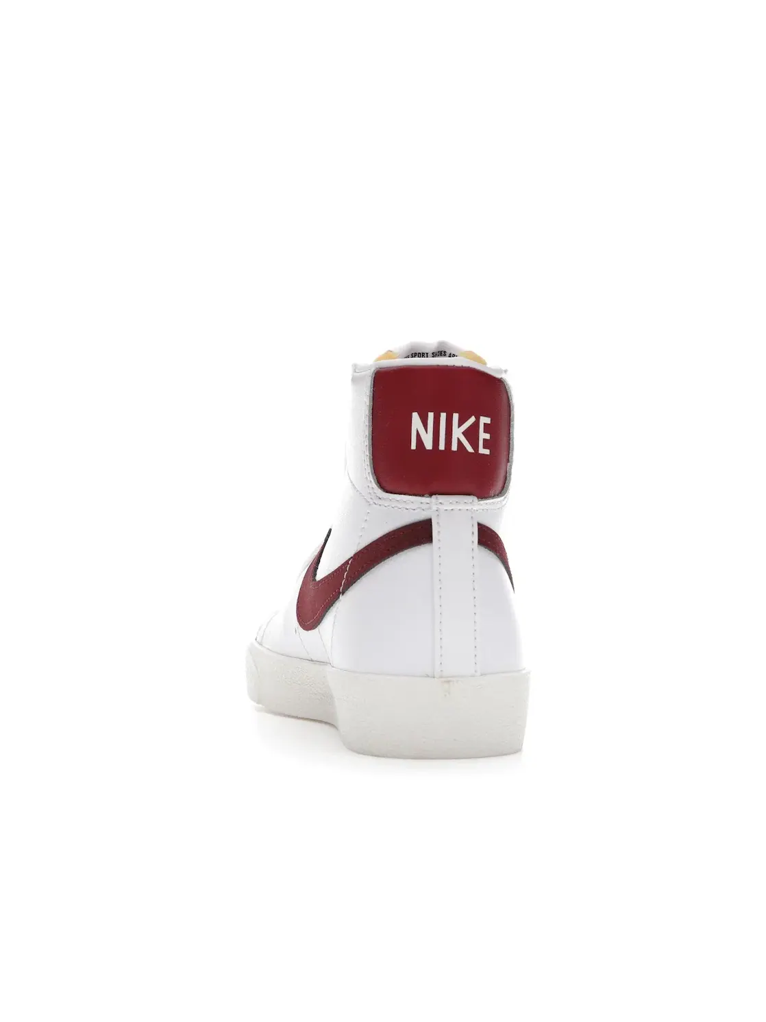 Мужские кроссовки с длинным язычком Nike Blazer Mid 77 — изображение 4 из 4, белый/красный
