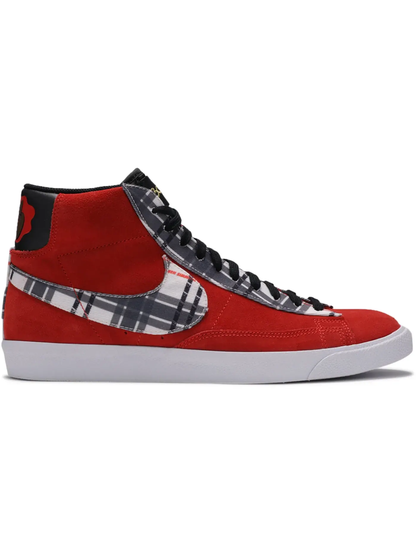Мужские кроссовки для повседневной носки Nike Blazer Mid Nike — изображение 1 из 1, красный/белый-черный