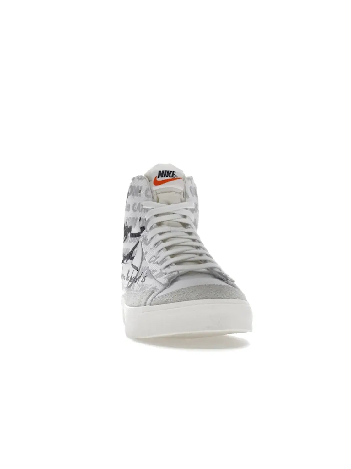 Мужские кроссовки Lifestyle с подписью Наоми Осака Nike Blazer Mid — изображение 2 из 4, белый/платиновый--черный