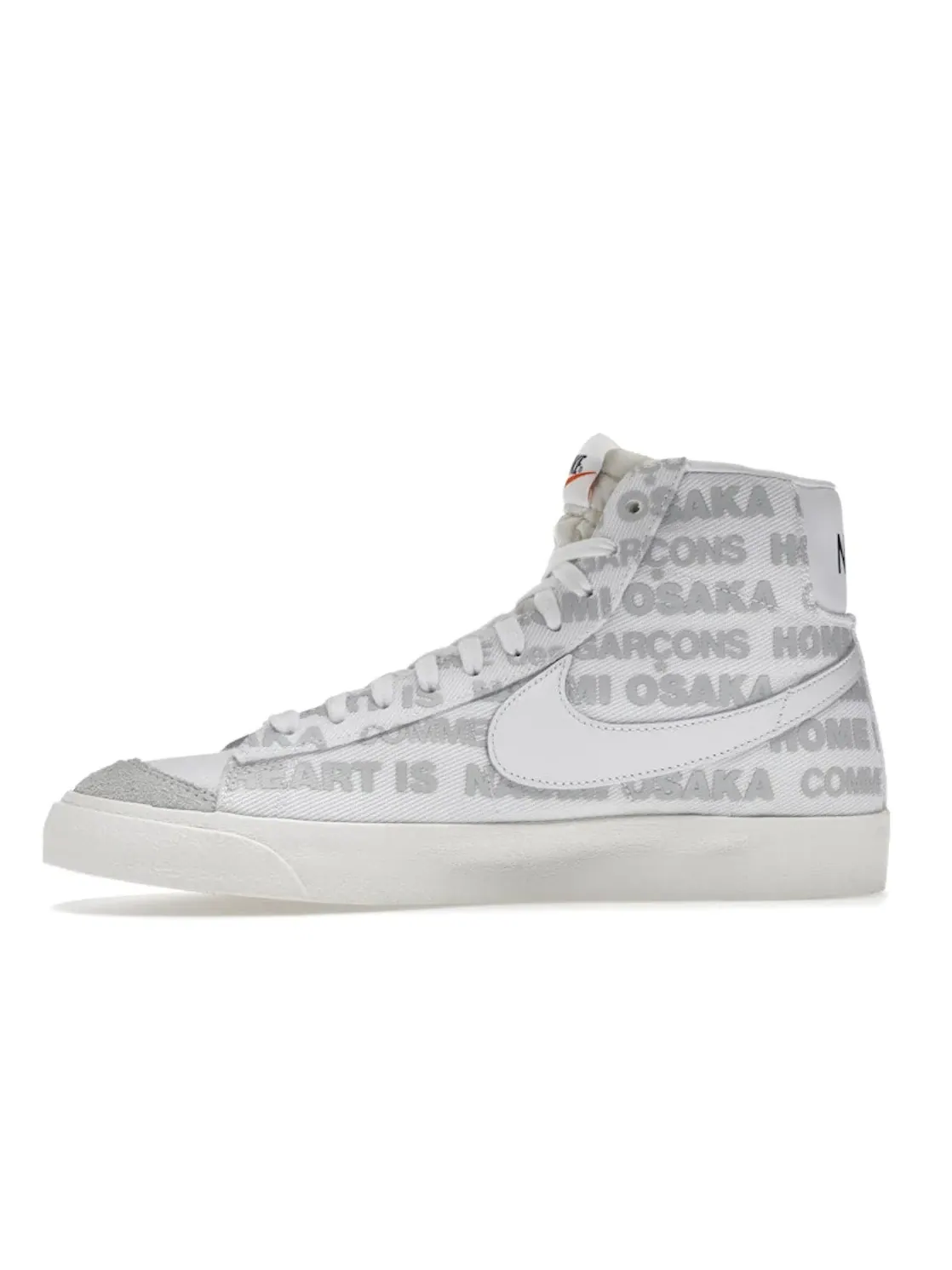 Мужские кроссовки Lifestyle с подписью Наоми Осака Nike Blazer Mid — изображение 3 из 4, белый/платиновый--черный