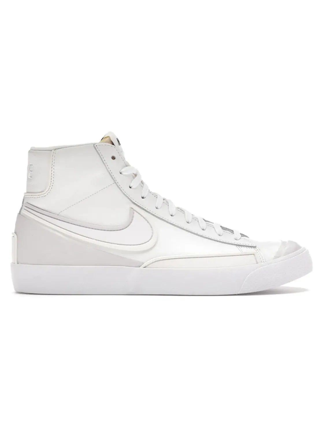 Мужские кроссовки кожаные Nike Blazer Mid Infinite — изображение 1 из 3, белый/белый--серый