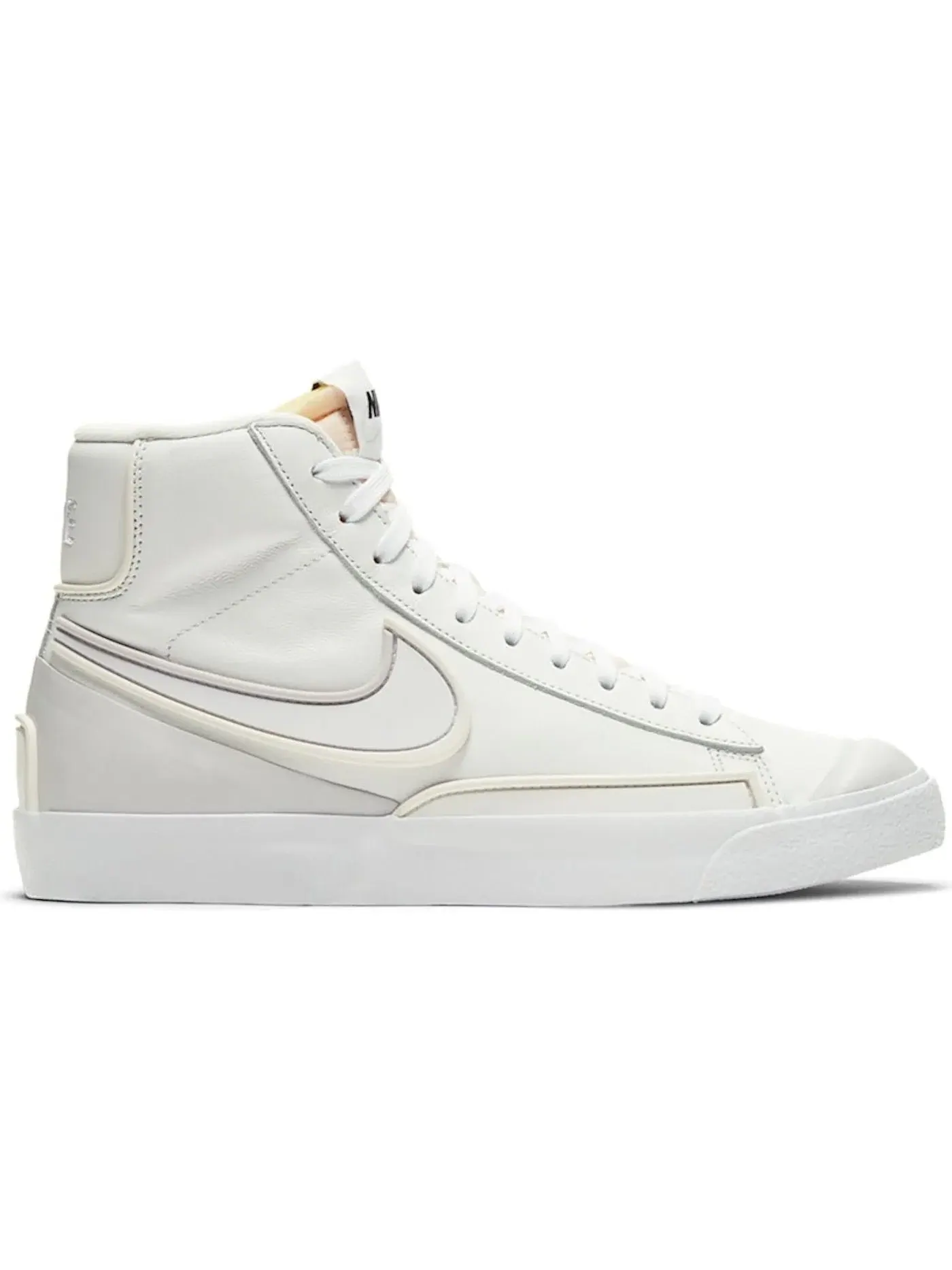 Женские кроссовки-высокий с замшевыми вставками Nike Blazer Mid Infinite — изображение 1 из 1, белый/-серый-белый