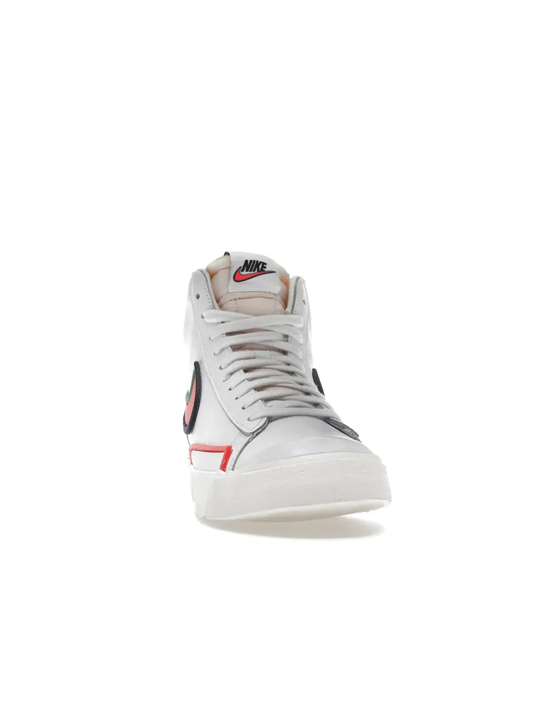 Мужские кроссовки высокие кожаные Nike Blazer Mid Infinite — изображение 2 из 4, белый/яркий-синий
