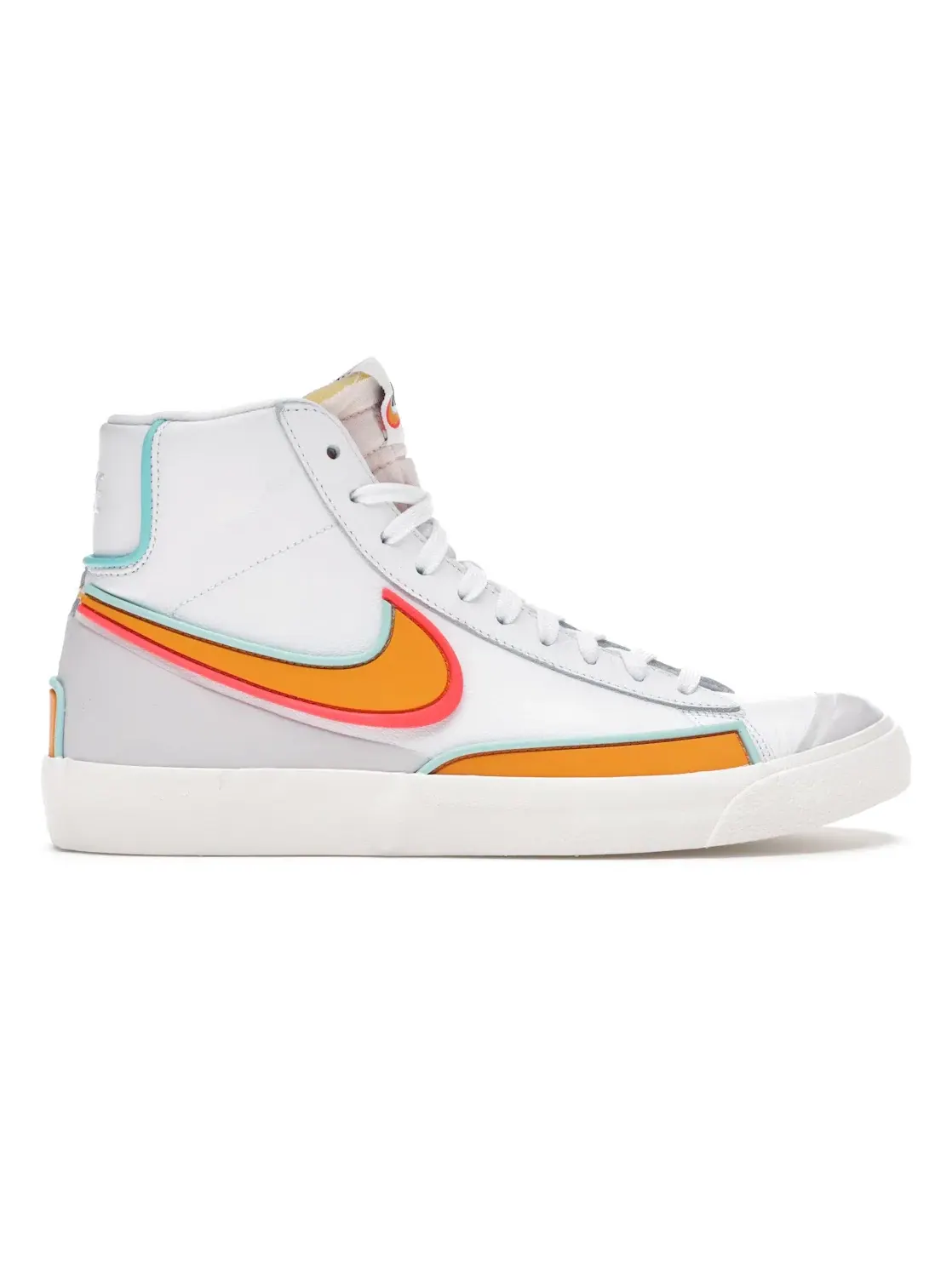 Мужские кроссовки для повседневной носки Nike Blazer Mid Infinite Nike — изображение 1 из 4, белый/-зеленый