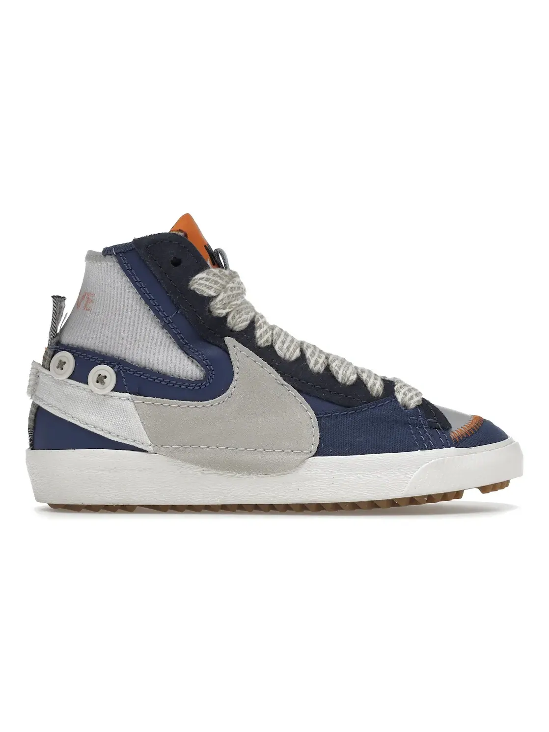 Женские кроссовки с нестандартным дизайном Nike Blazer Mid Jumbo Nike — изображение 1 из 4, темно-синий