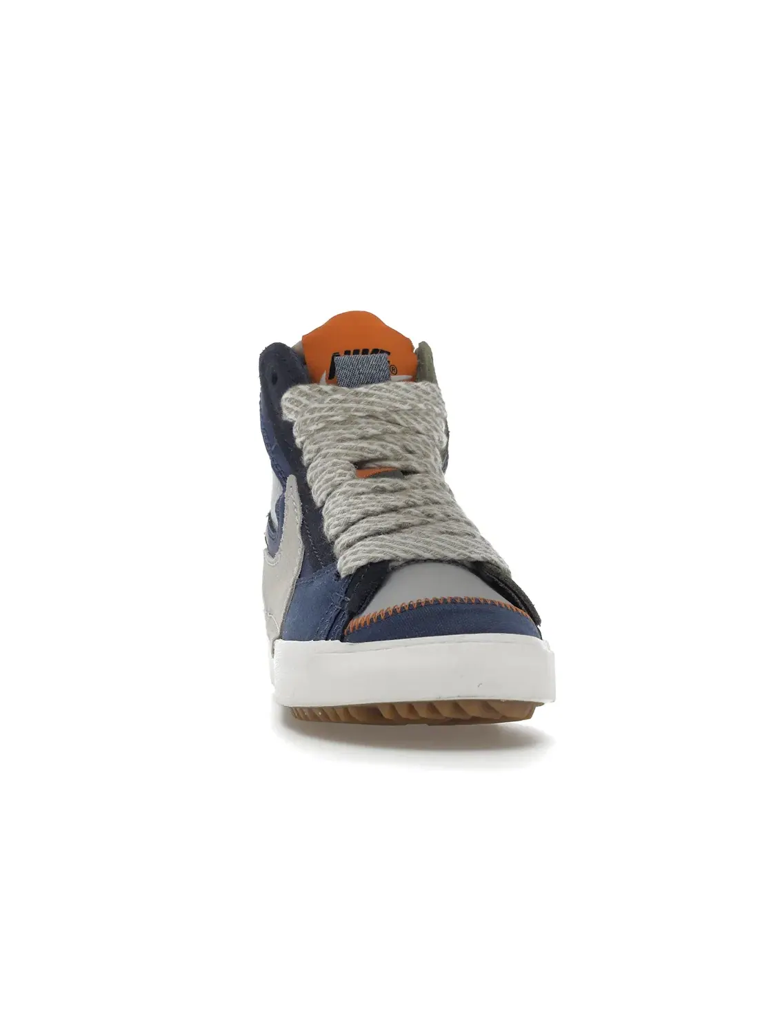 Женские кроссовки с нестандартным дизайном Nike Blazer Mid Jumbo Nike — изображение 2 из 4, темно-синий