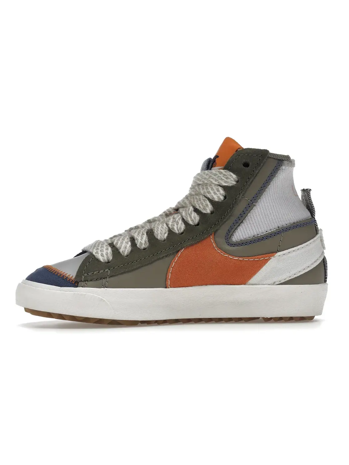 Женские кроссовки с нестандартным дизайном Nike Blazer Mid Jumbo Nike — изображение 3 из 4, темно-синий