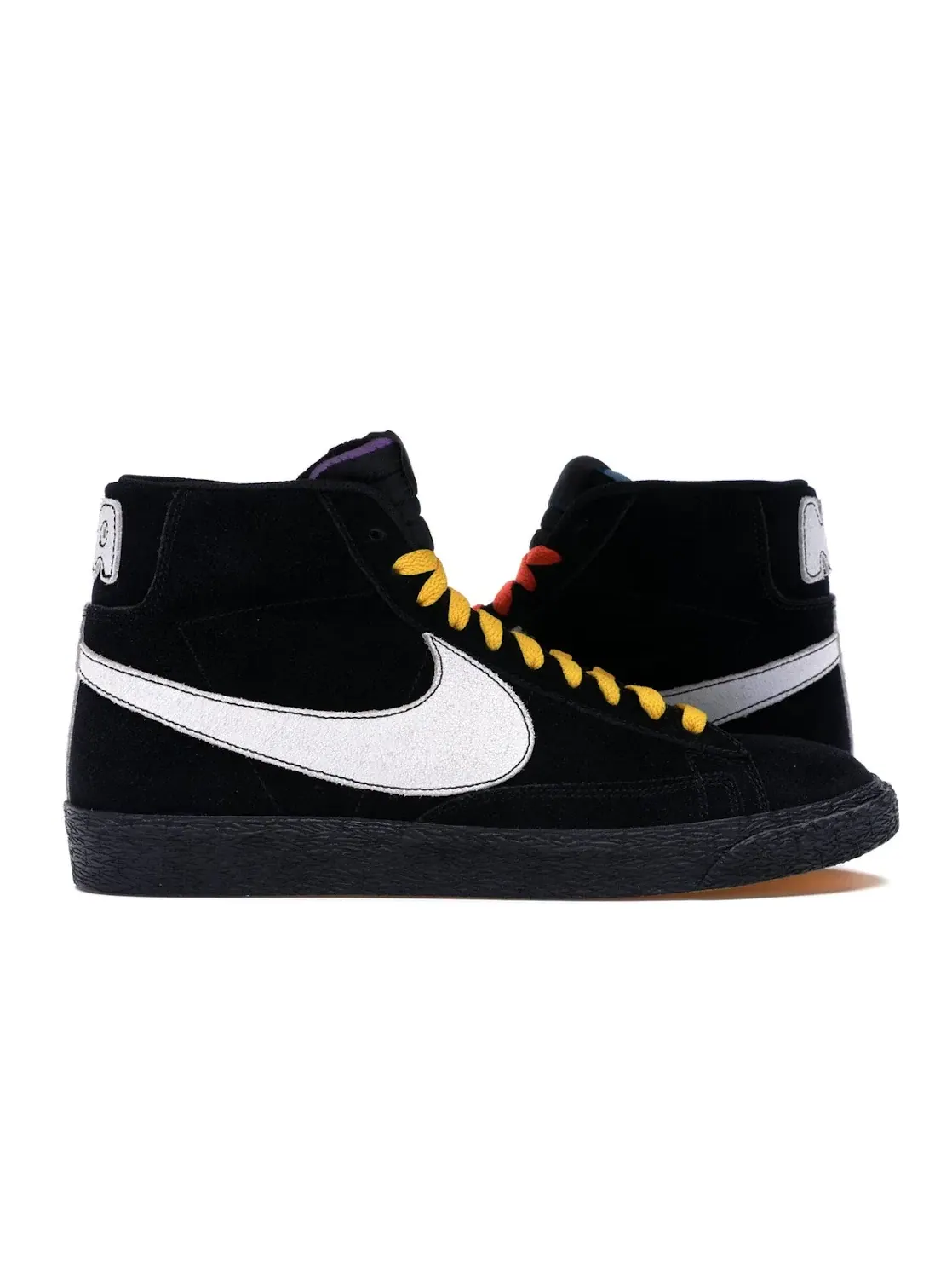 Мужские кроссовки с принтом Nike Blazer Mid Nike — изображение 1 из 4, черный/белый-черный