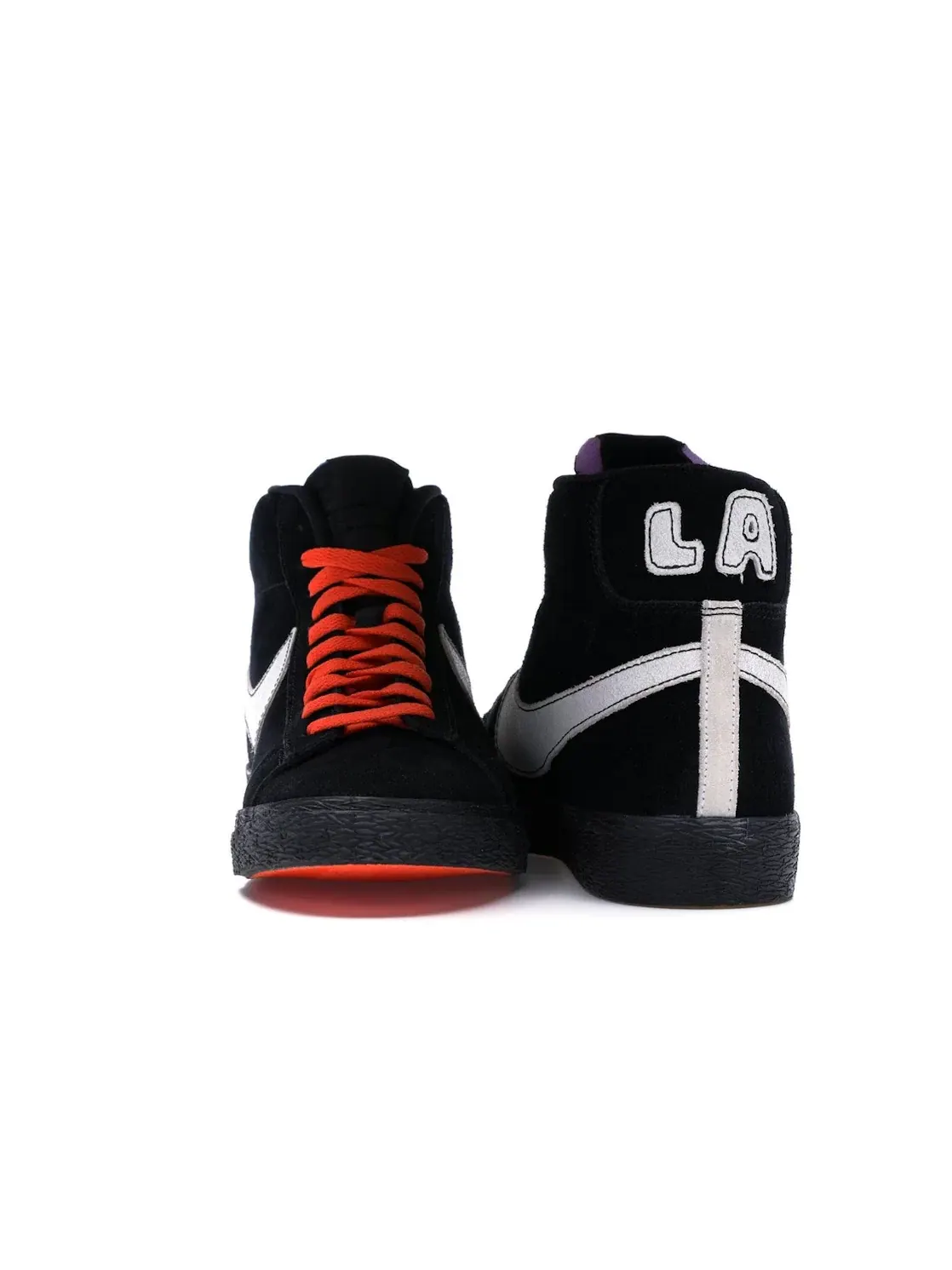 Мужские кроссовки с принтом Nike Blazer Mid Nike — изображение 4 из 4, черный/белый-черный