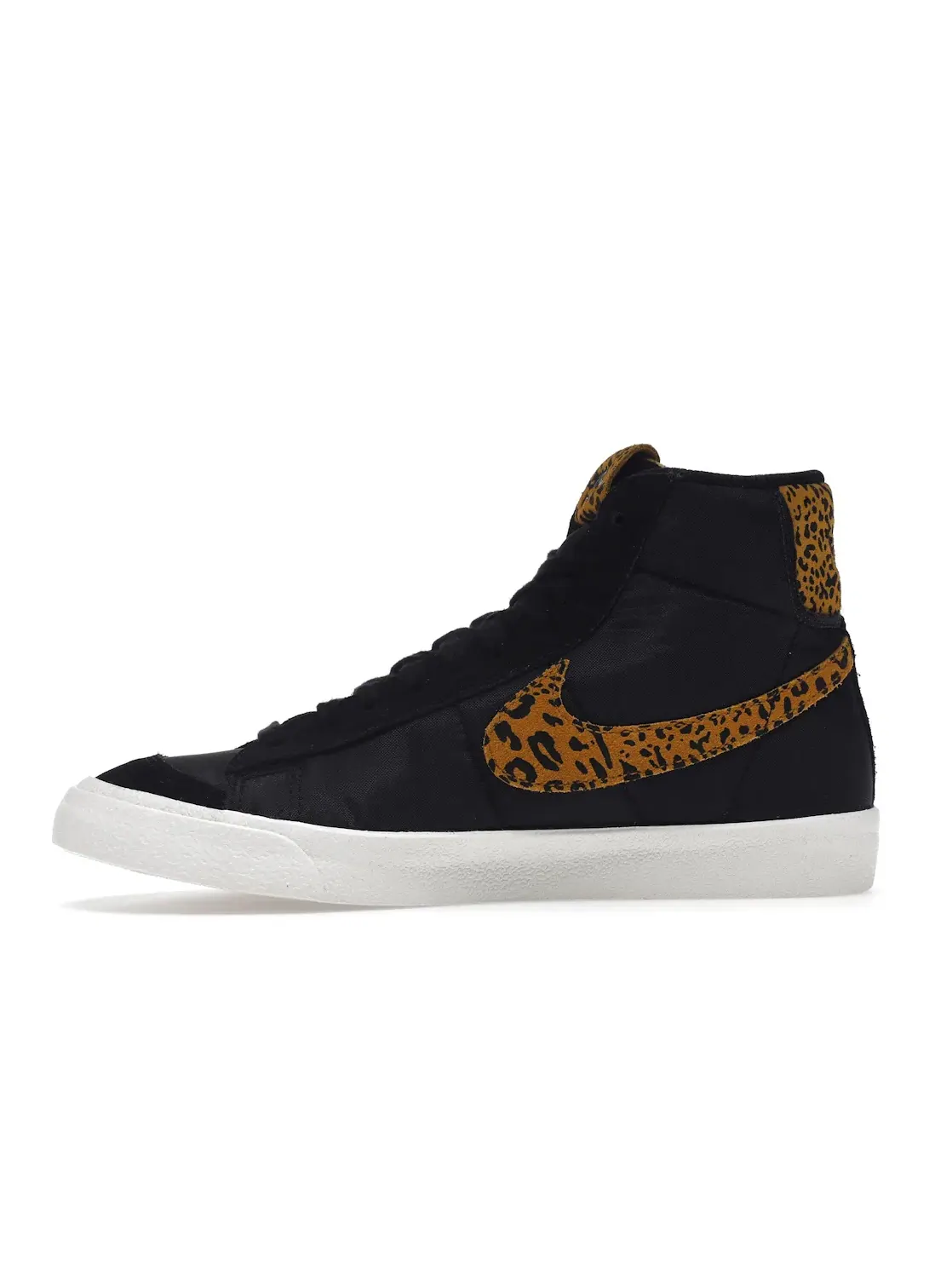 Женские кроссовки с леопардовым принтом Nike Blazer Mid — изображение 3 из 4, черный