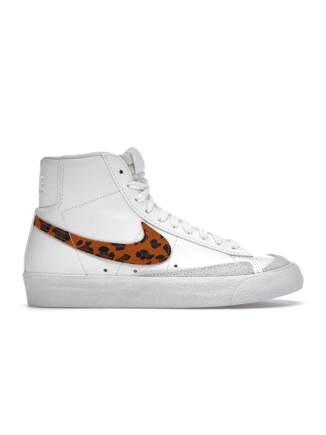 Женские кроссовки с принтом Nike Blazer Mid Nike — изображение 1 из 4, белый/белый