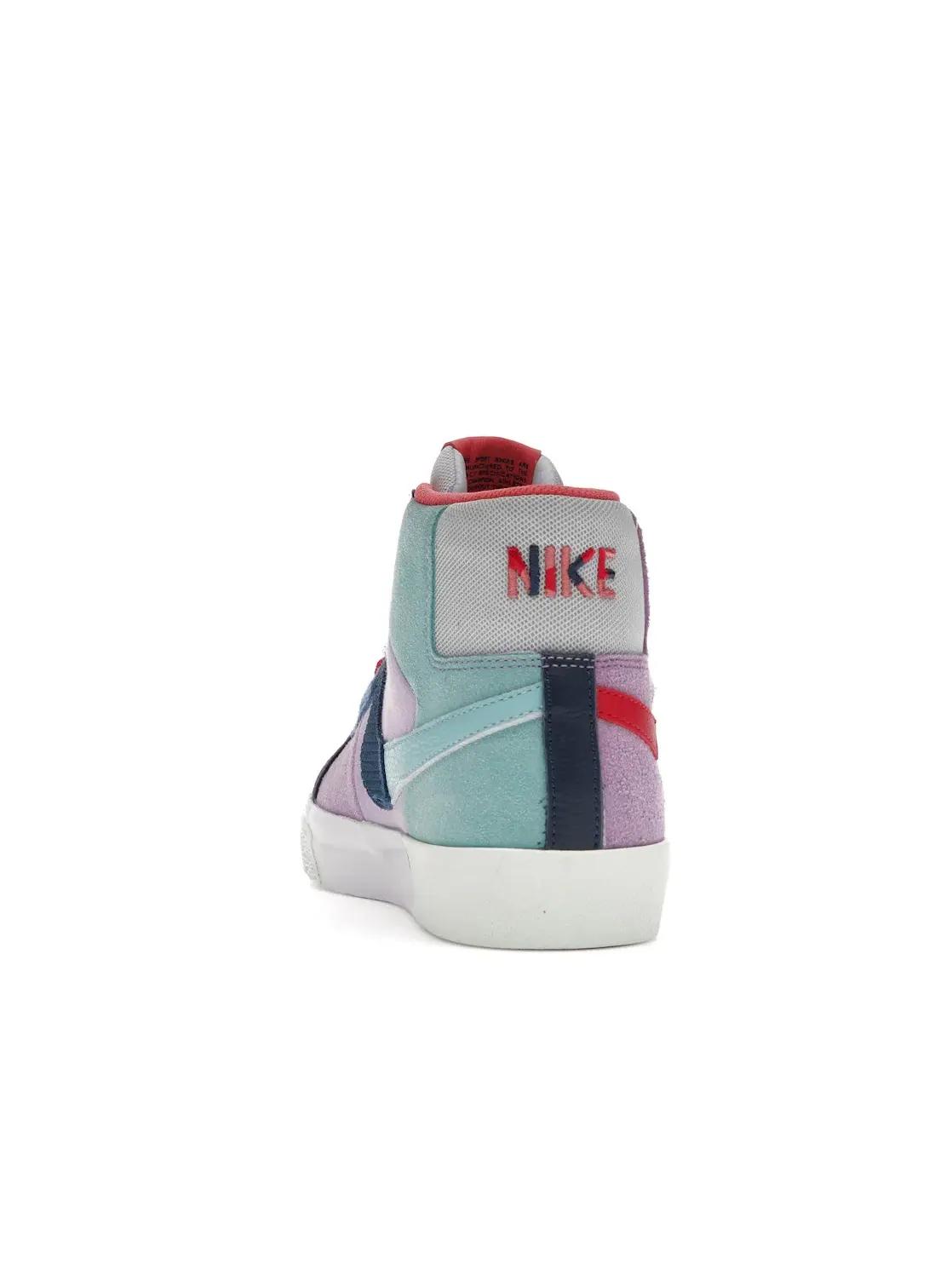 Мужские кроссовки Lifestyle с мозаичным дизайном Nike Blazer Mid Nike — изображение 4 из 4, мульти/мульти