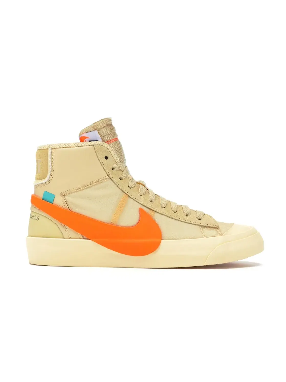 Мужские кроссовки с принтом Nike Blazer Mid Off-White All Hallow's Eve Nike — изображение 1 из 4, оранжевый-бледный-черный
