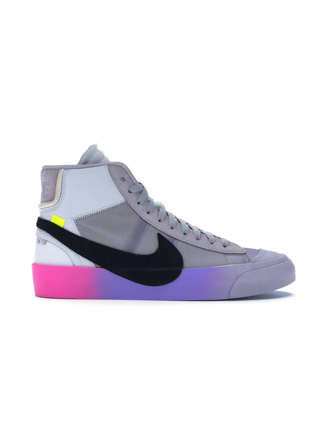 Мужские кроссовки Lifestyle Nike Blazer Mid Off-White Wolf Grey Serena Queen — изображение 1 из 4, серый/серый-платиновый