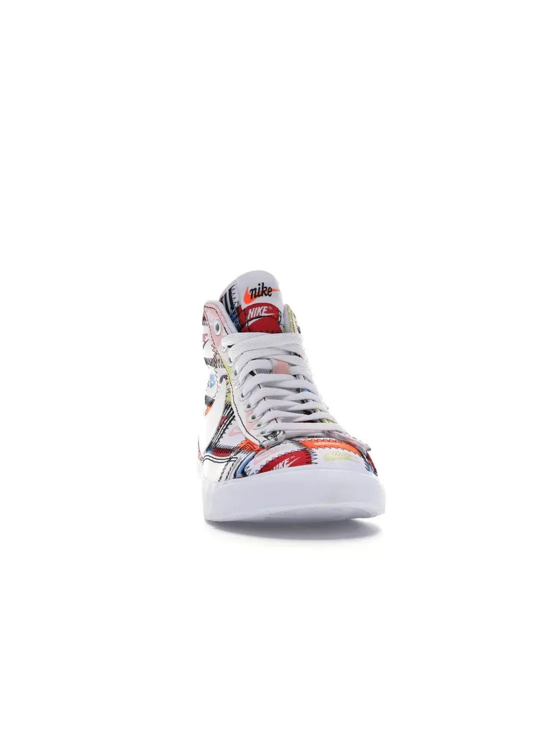 Мужской кед Nike Blazer Mid Patchwork — изображение 2 из 4, белый/мульти