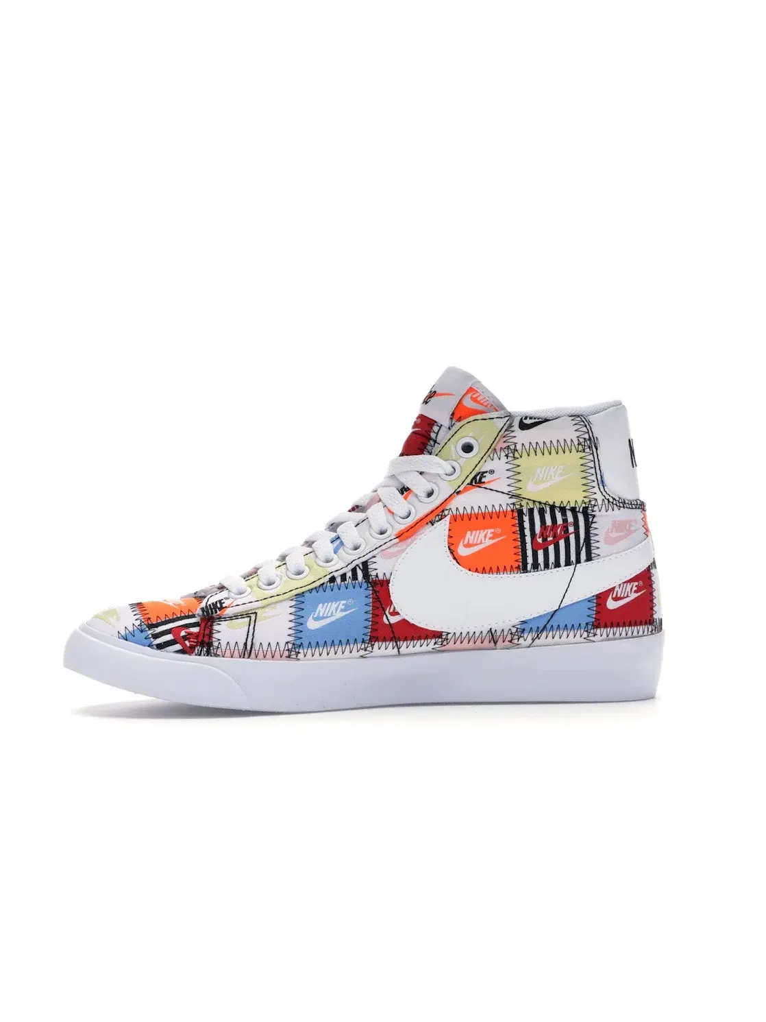 Мужской кед Nike Blazer Mid Patchwork — изображение 3 из 4, белый/мульти