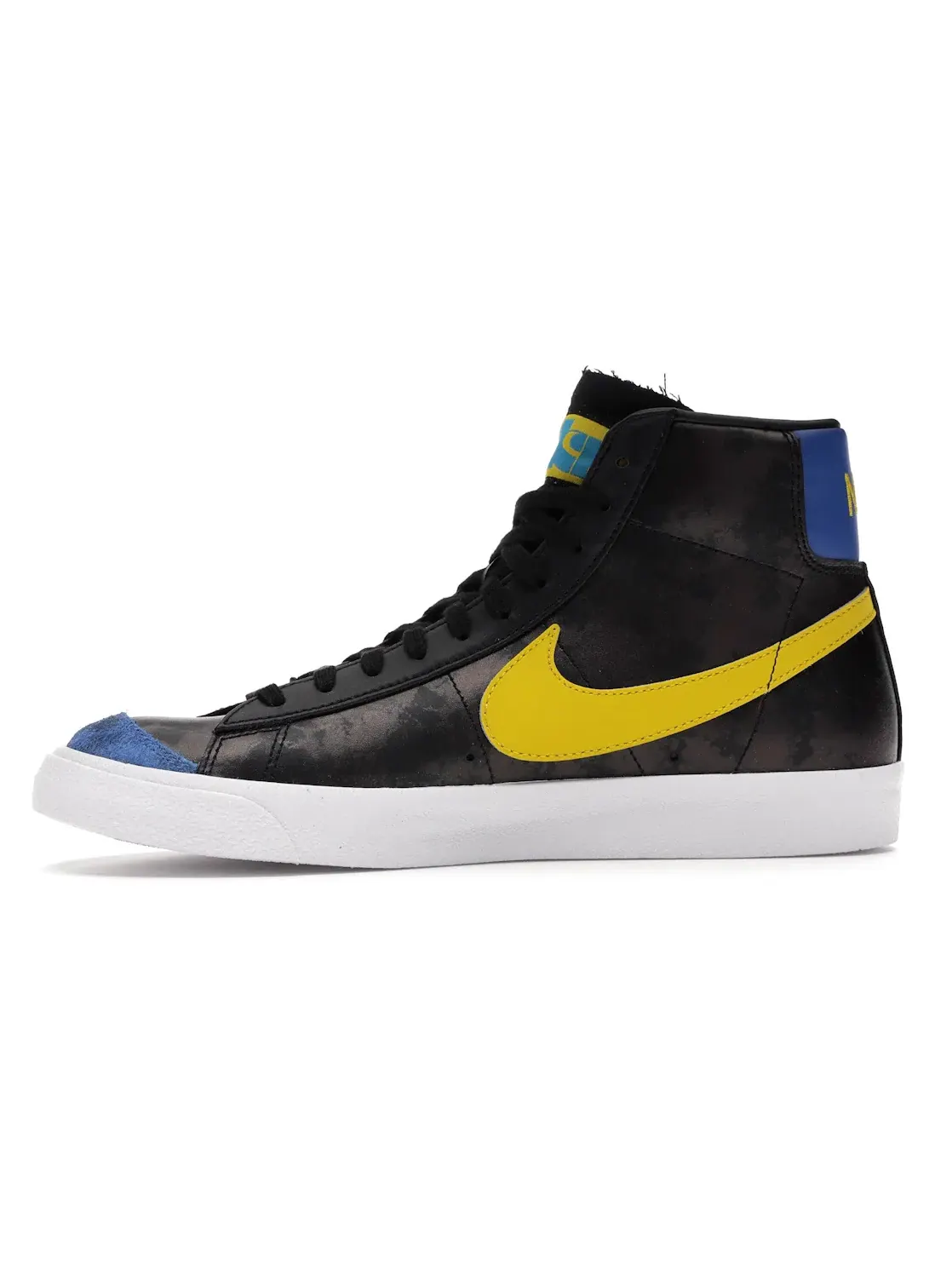 Мужские кроссовки Lifestyle Nike Blazer Mid — изображение 3 из 4, черный/желтый--белый