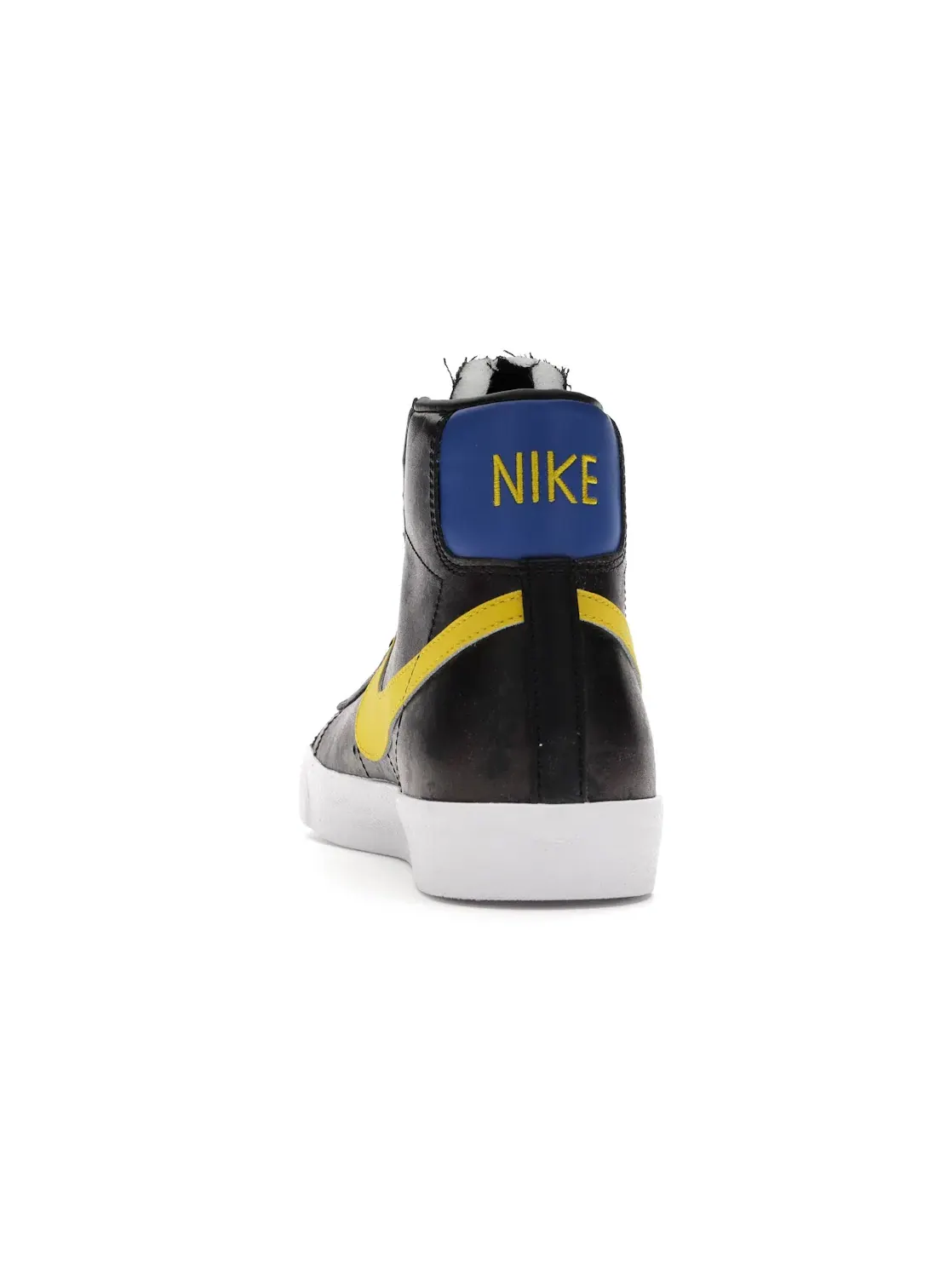 Мужские кроссовки Lifestyle Nike Blazer Mid — изображение 4 из 4, черный/желтый--белый
