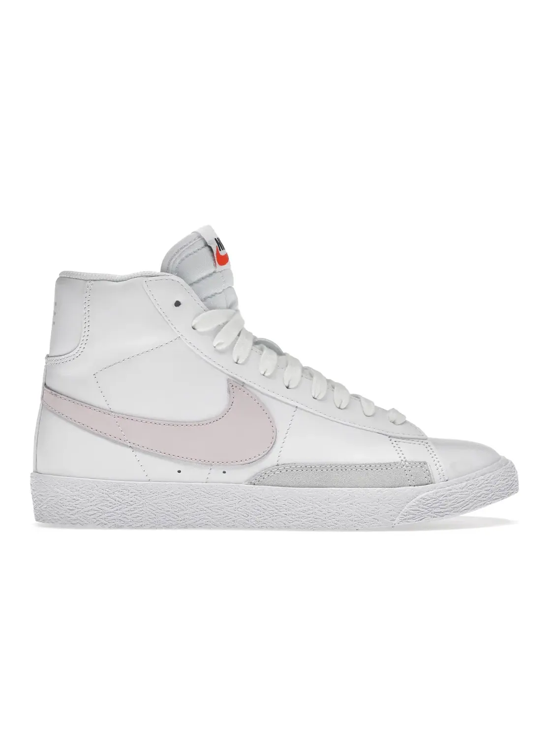 Детские кроссовки для повседневной носки Nike Blazer Mid Nike — изображение 1 из 4, белый/розовый