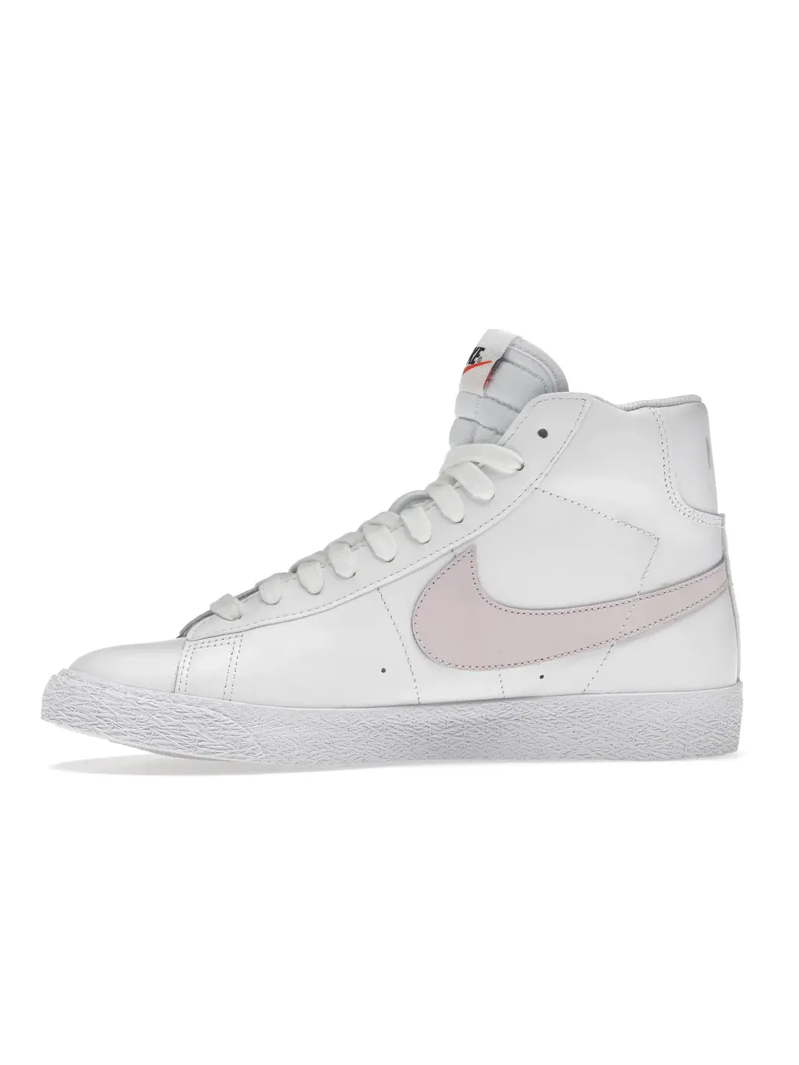 Детские кроссовки для повседневной носки Nike Blazer Mid Nike — изображение 3 из 4, белый/розовый