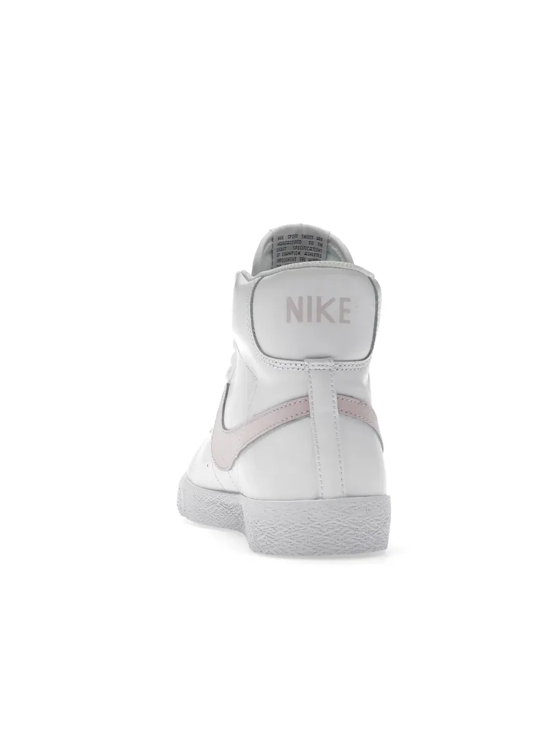 Детские кроссовки для повседневной носки Nike Blazer Mid Nike — изображение 4 из 4, белый/розовый