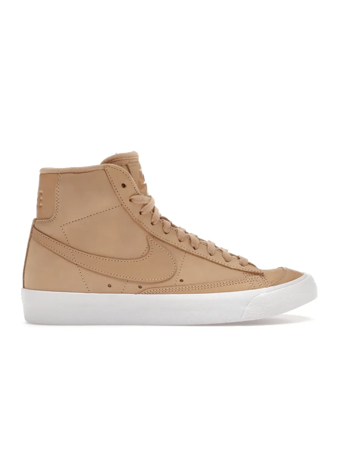Женские кроссовки Lifestyle с замшевым верхом Nike Blazer Mid Premium — изображение 1 из 4, бежевый/белый/бежевый