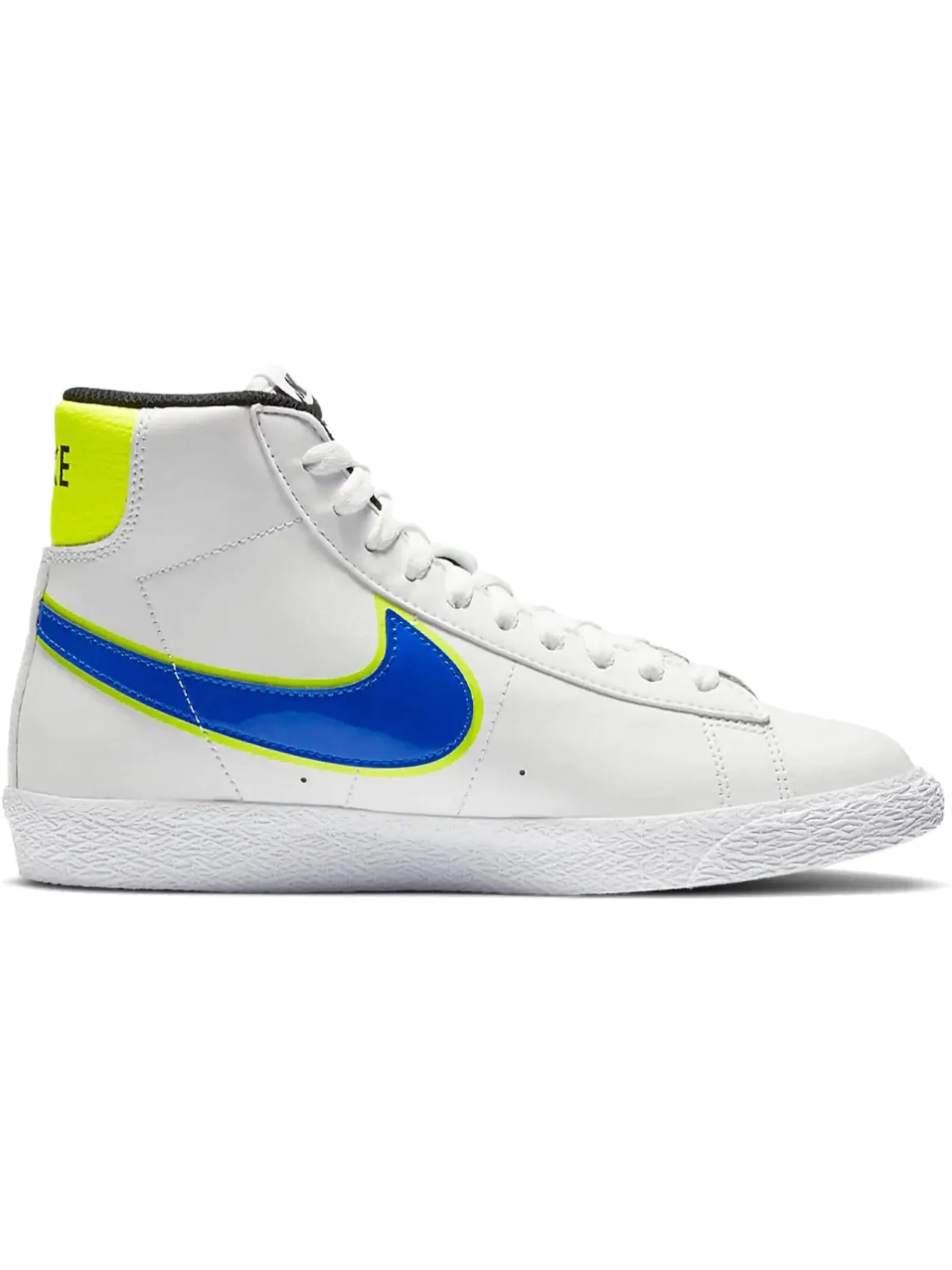 Детские кроссовки Lifestyle Nike Blazer Mid — изображение 1 из 1, белый/синий