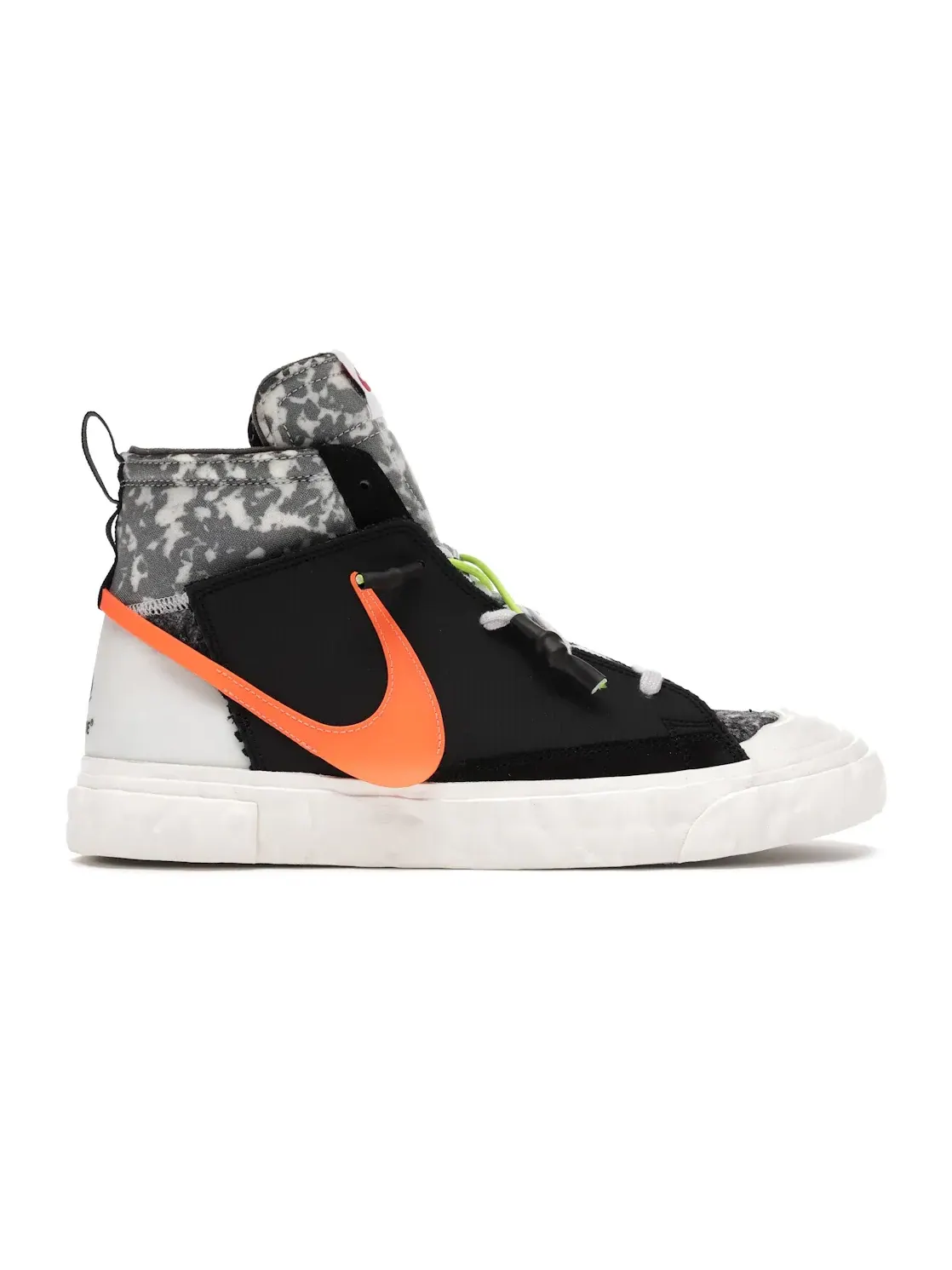 Мужские кроссовки для повседневной носки Nike Blazer Mid READYMADE — изображение 1 из 4, черный/серый//оранжевый