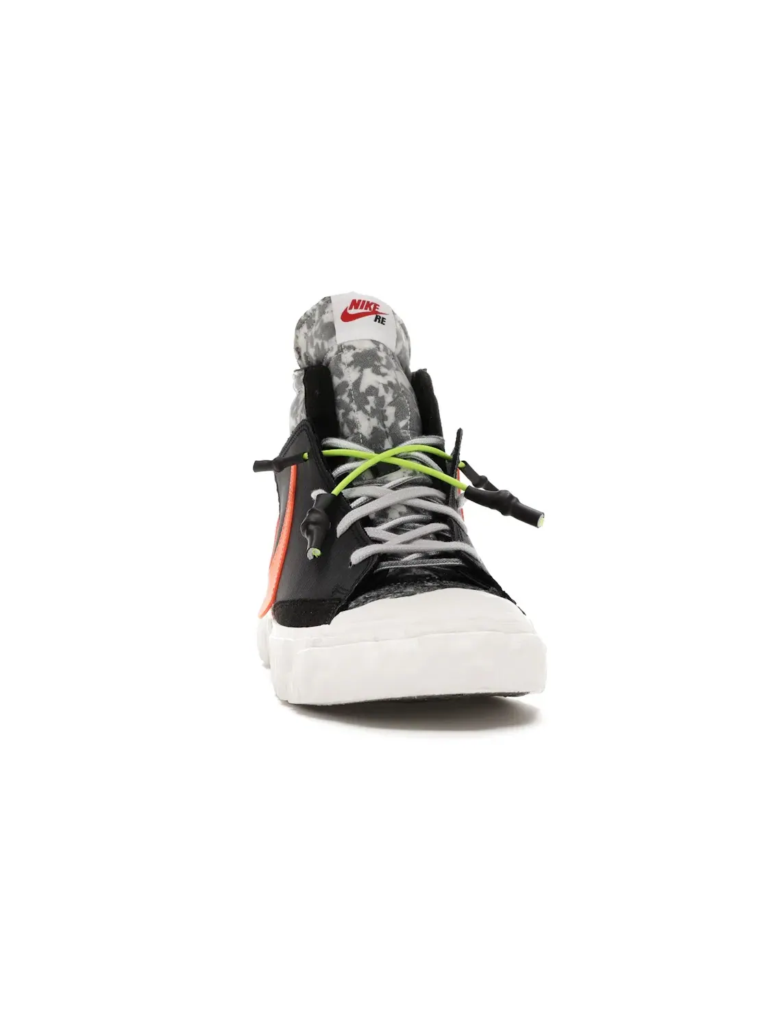 Мужские кроссовки для повседневной носки Nike Blazer Mid READYMADE — изображение 2 из 4, черный/серый//оранжевый