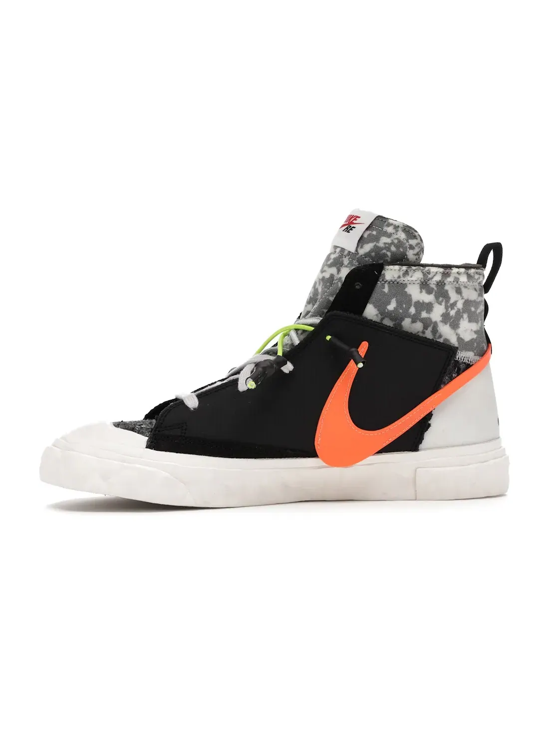 Мужские кроссовки для повседневной носки Nike Blazer Mid READYMADE — изображение 3 из 4, черный/серый//оранжевый