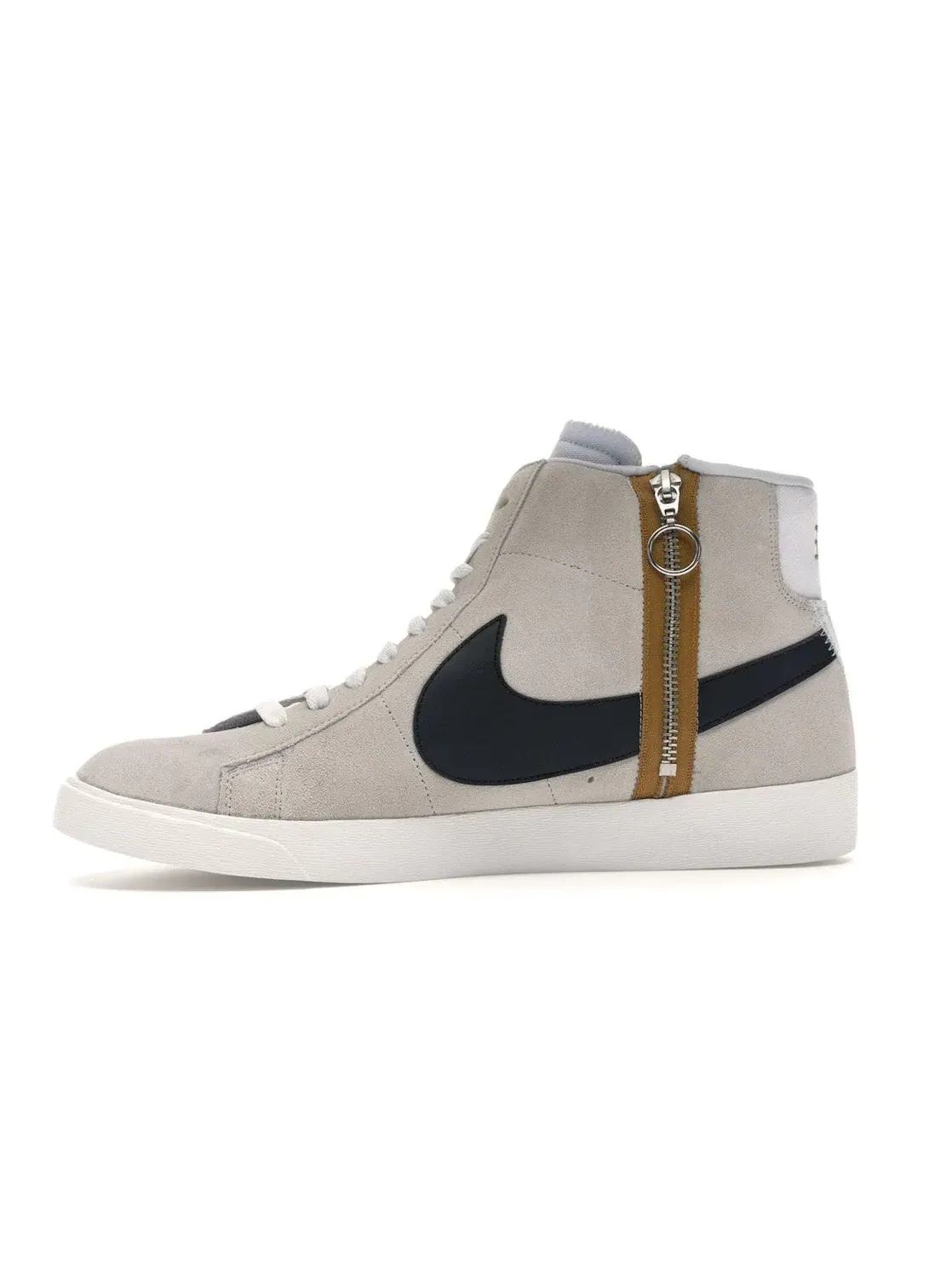 Женские кроссовки с асимметричным дизайном Nike Blazer Mid Rebel Nike — изображение 3 из 4, белый/платиновый--белый