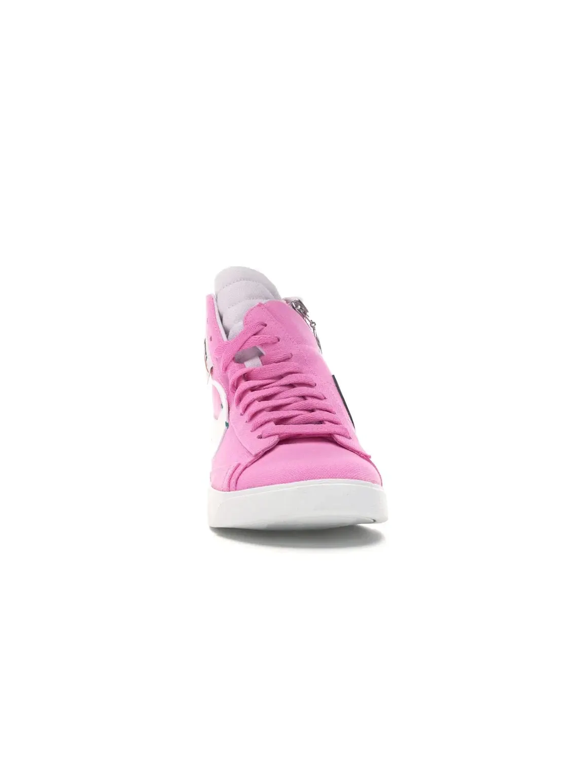 Женские кроссовки с замшевым верхом Nike Blazer Mid Rebel — изображение 2 из 4, розовый/белый-черный