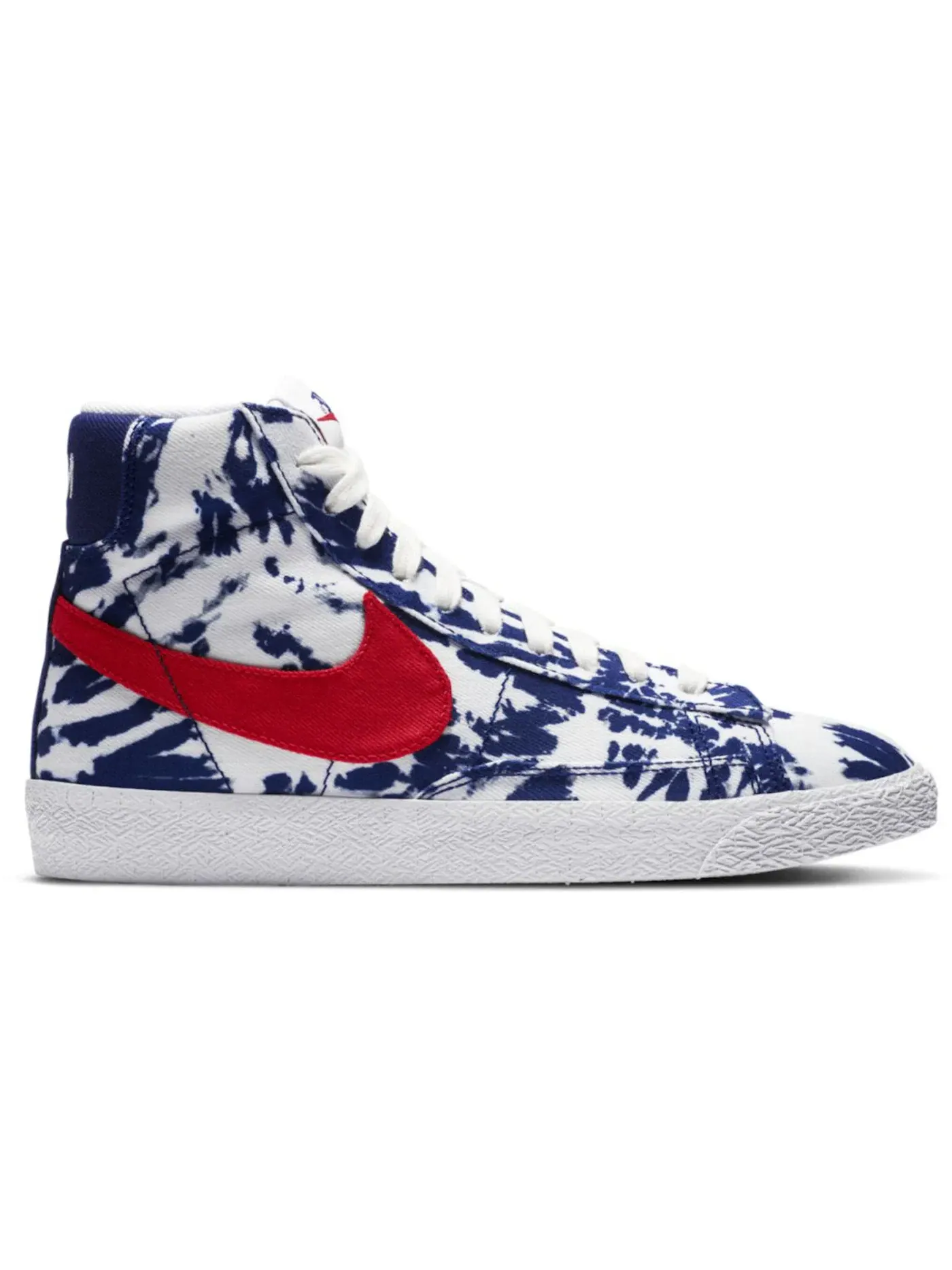 Детские кроссовки lifestyle с принтом Nike Blazer Mid SE Nike — изображение 1 из 1, красный/синий/белый