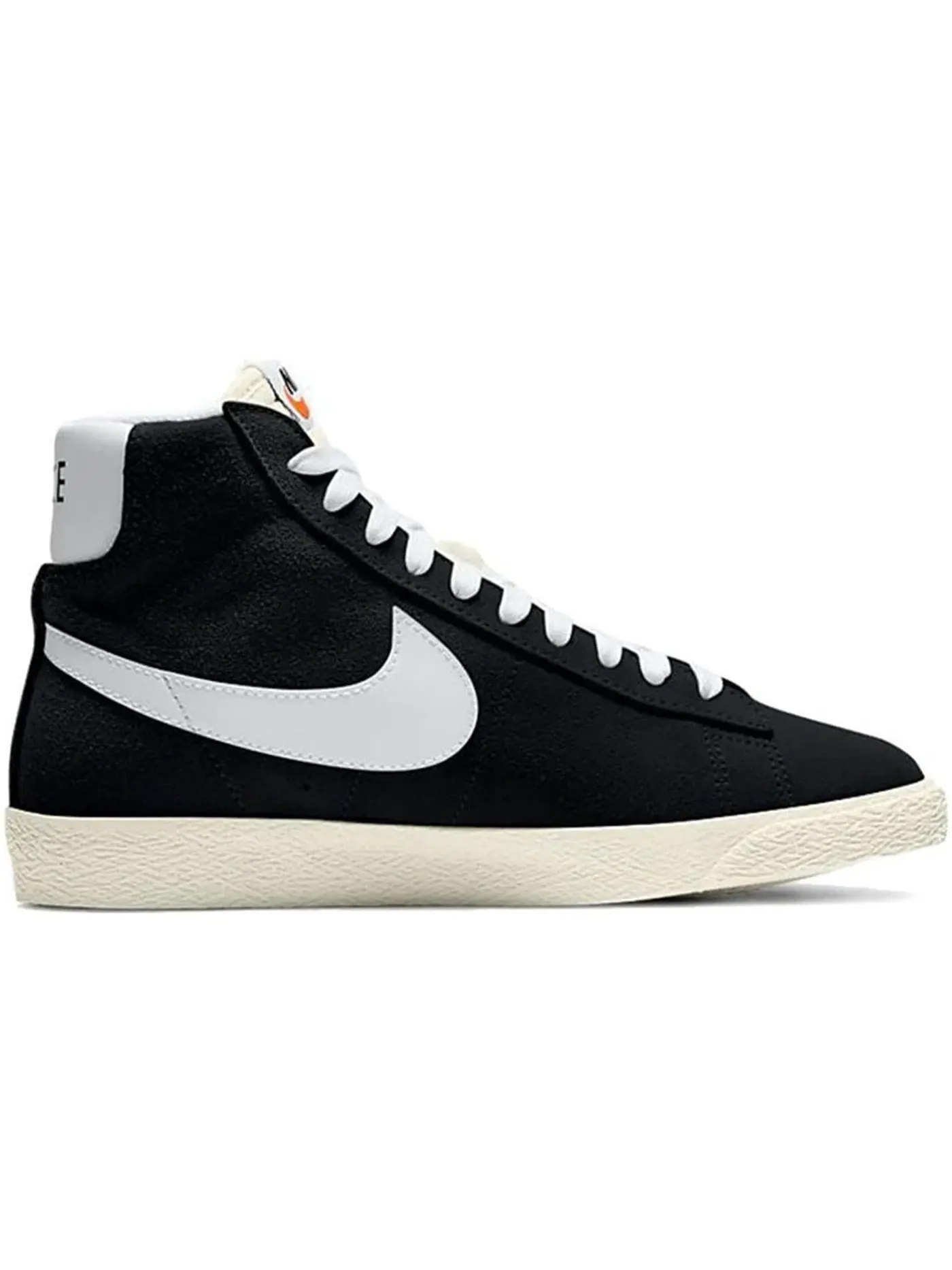 Детские кроссовки Lifestyle Nike Blazer Mid — изображение 1 из 1, черный/белый//оранжевый