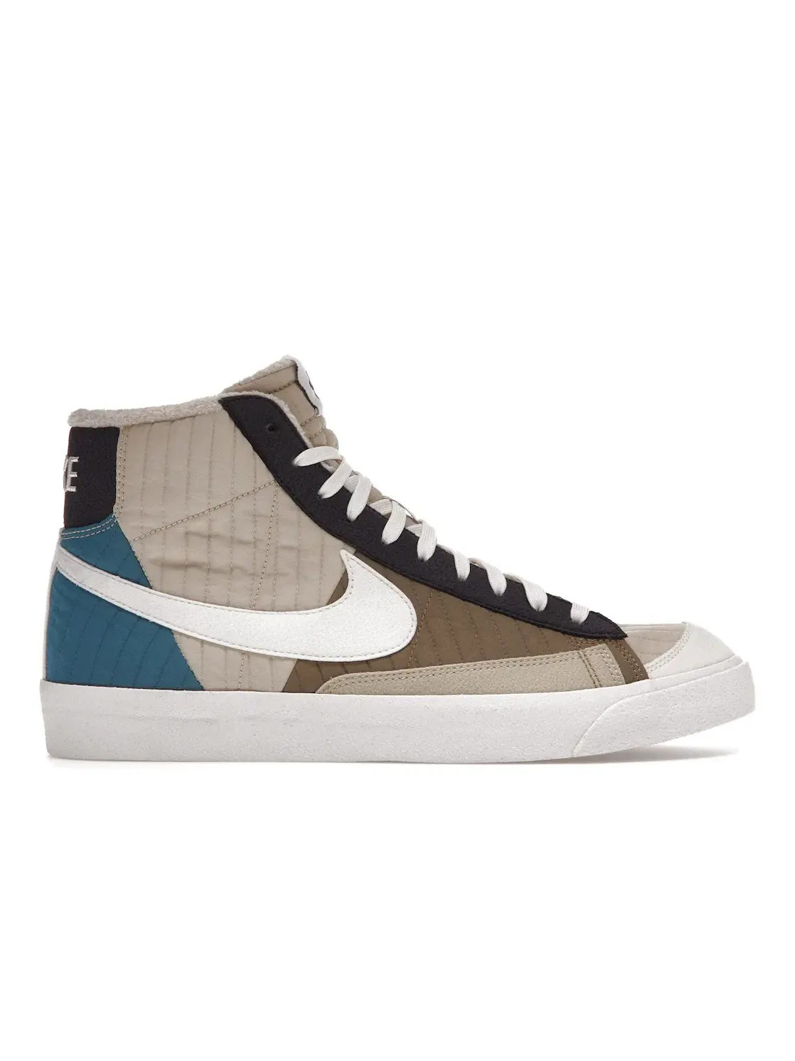 Мужские кроссовки с утеплителем Nike Blazer Mid 77 Premium — изображение 1 из 4, коричневый-фиолетовый
