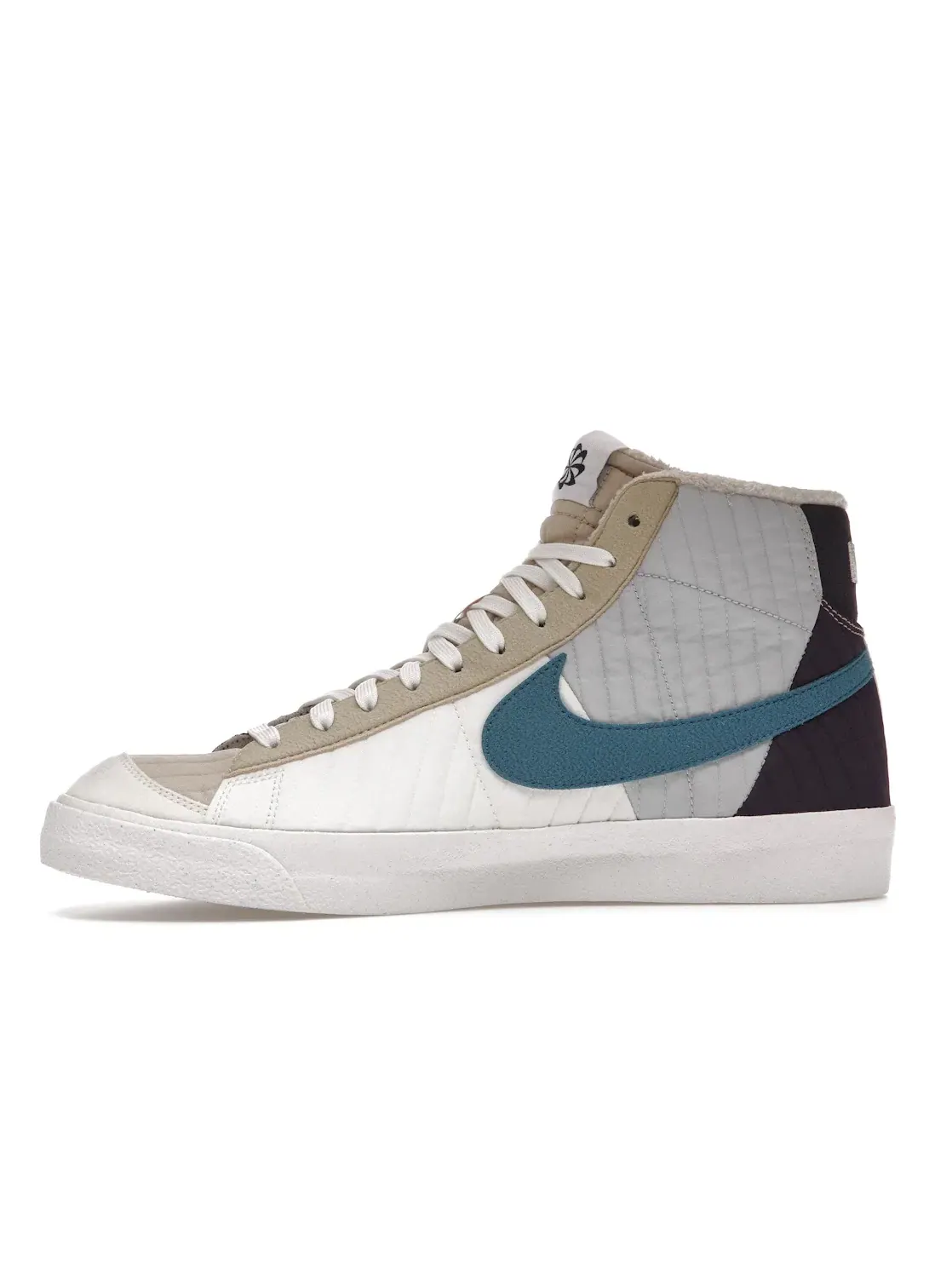 Мужские кроссовки с утеплителем Nike Blazer Mid 77 Premium — изображение 3 из 4, коричневый-фиолетовый