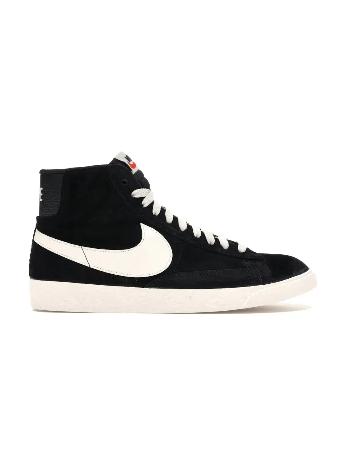 Женские кроссовки с замшевым верхом Nike Blazer Mid — изображение 1 из 4, черный