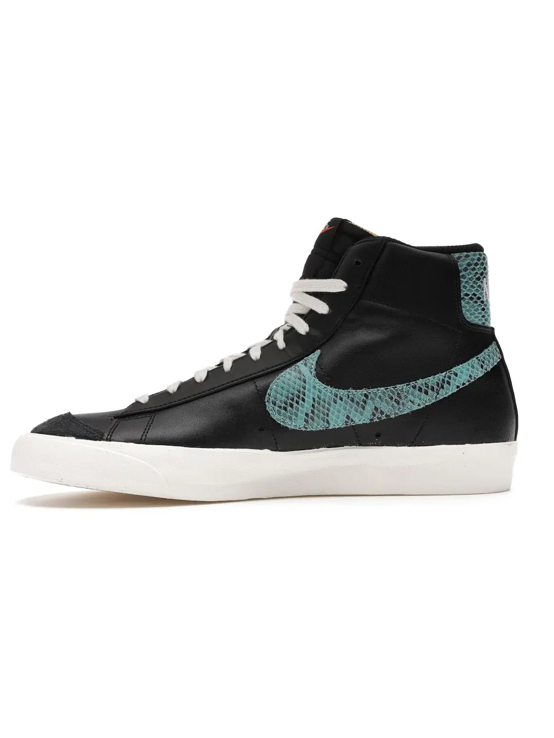 Мужские кроссовки Lifestyle Nike Blazer Mid — изображение 3 из 4, черный/светлый голубой