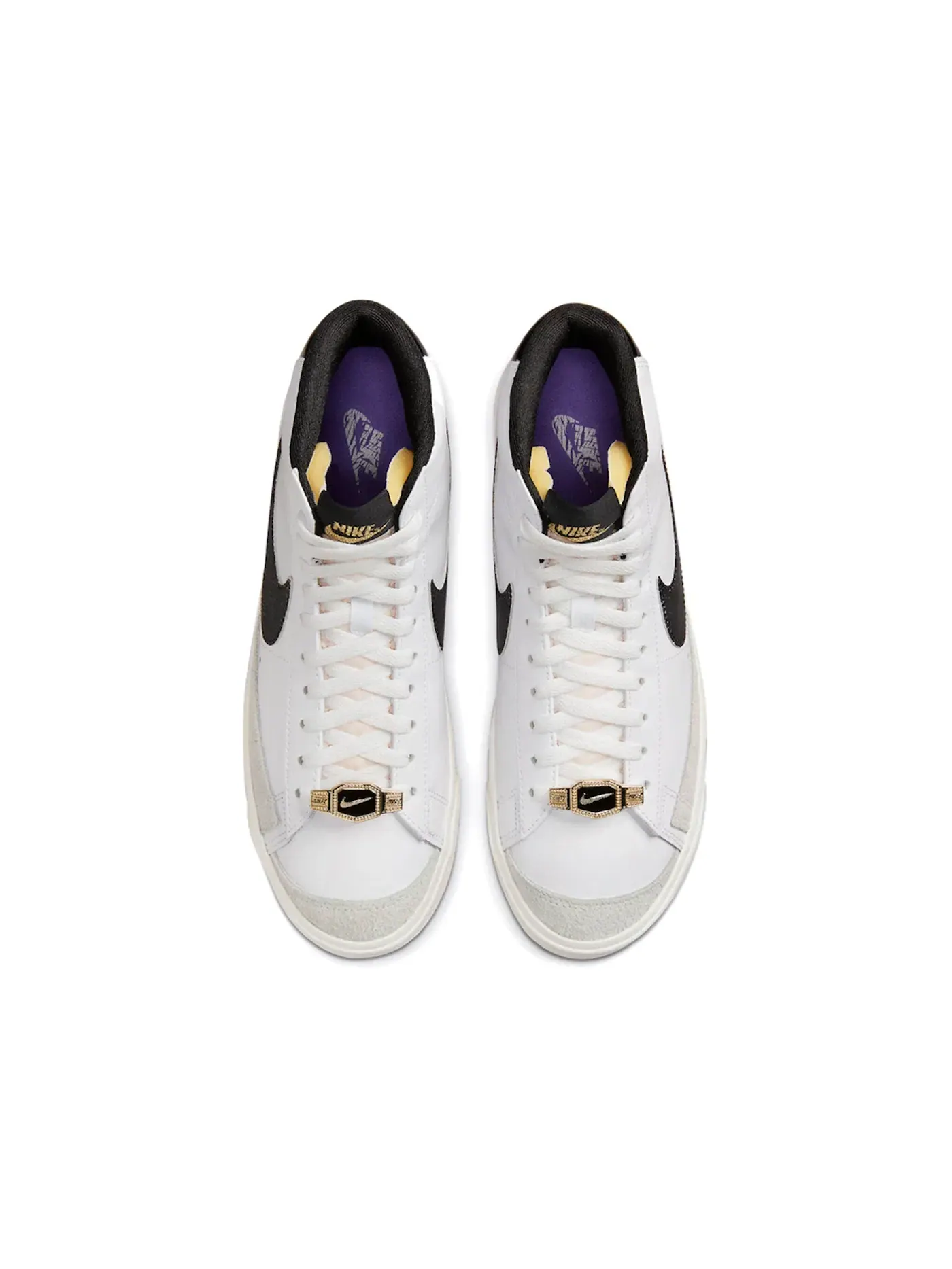 Мужские кроссовки Lifestyle Nike Blazer Mid — изображение 2 из 2, белый/черный