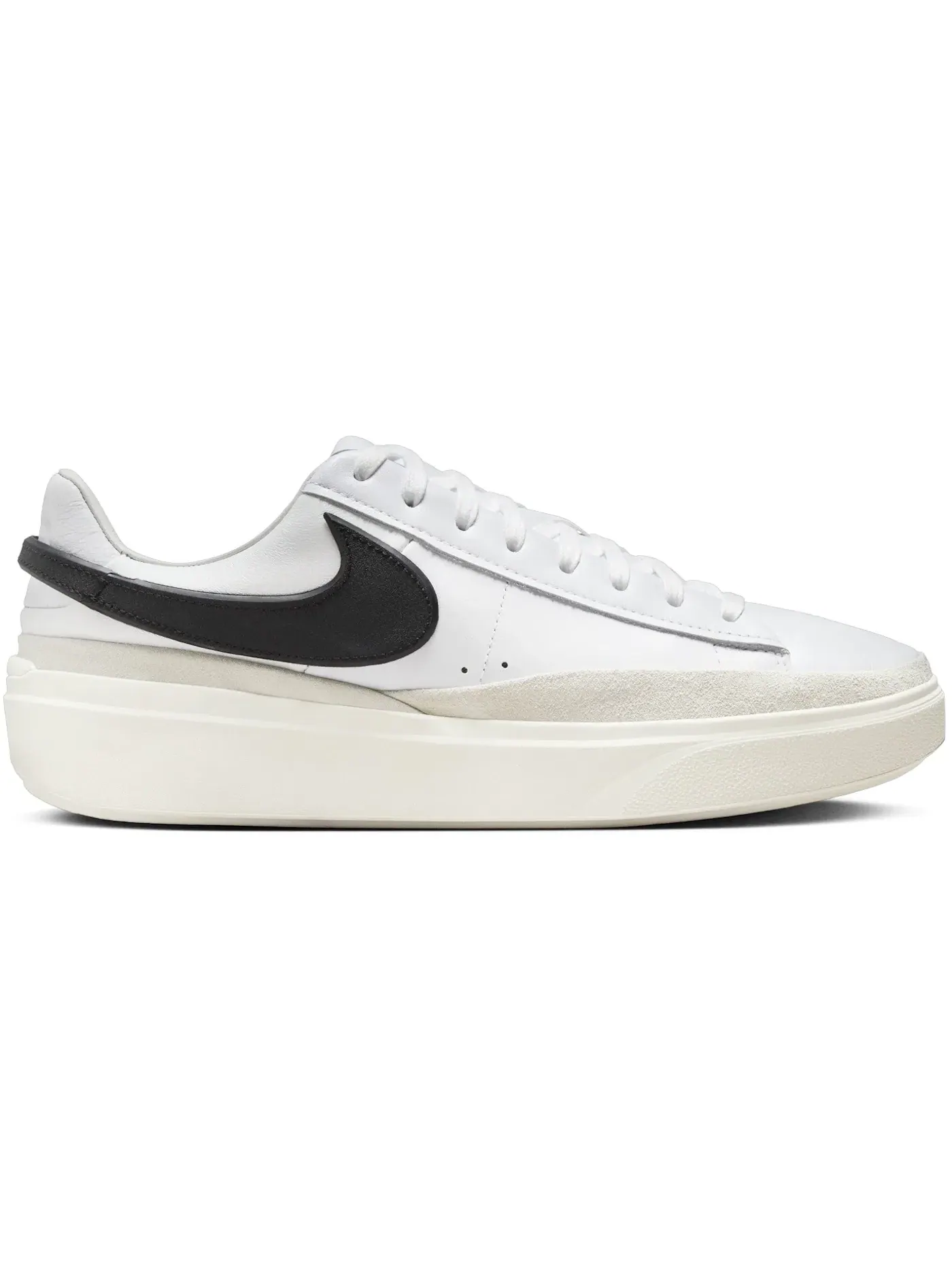 Мужские кроссовки повседневные Nike Blazer Phantom Low — изображение 1 из 1, белый/белый//черный