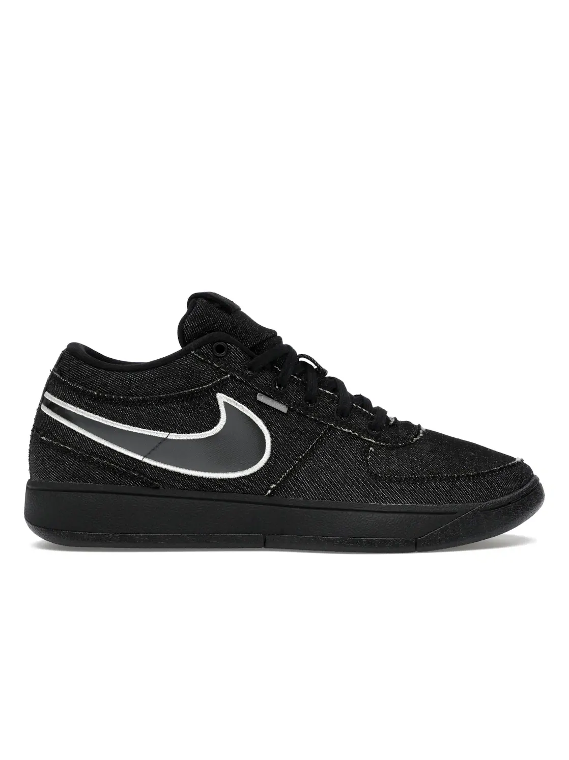 Мужские кроссовки с джинсовым верхом Nike Book 1 LX — изображение 1 из 4, черный//оранжевый/черный