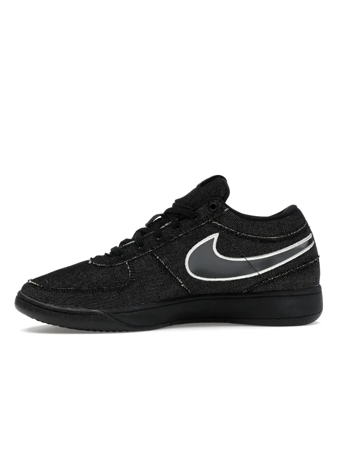 Мужские кроссовки с джинсовым верхом Nike Book 1 LX — изображение 3 из 4, черный//оранжевый/черный