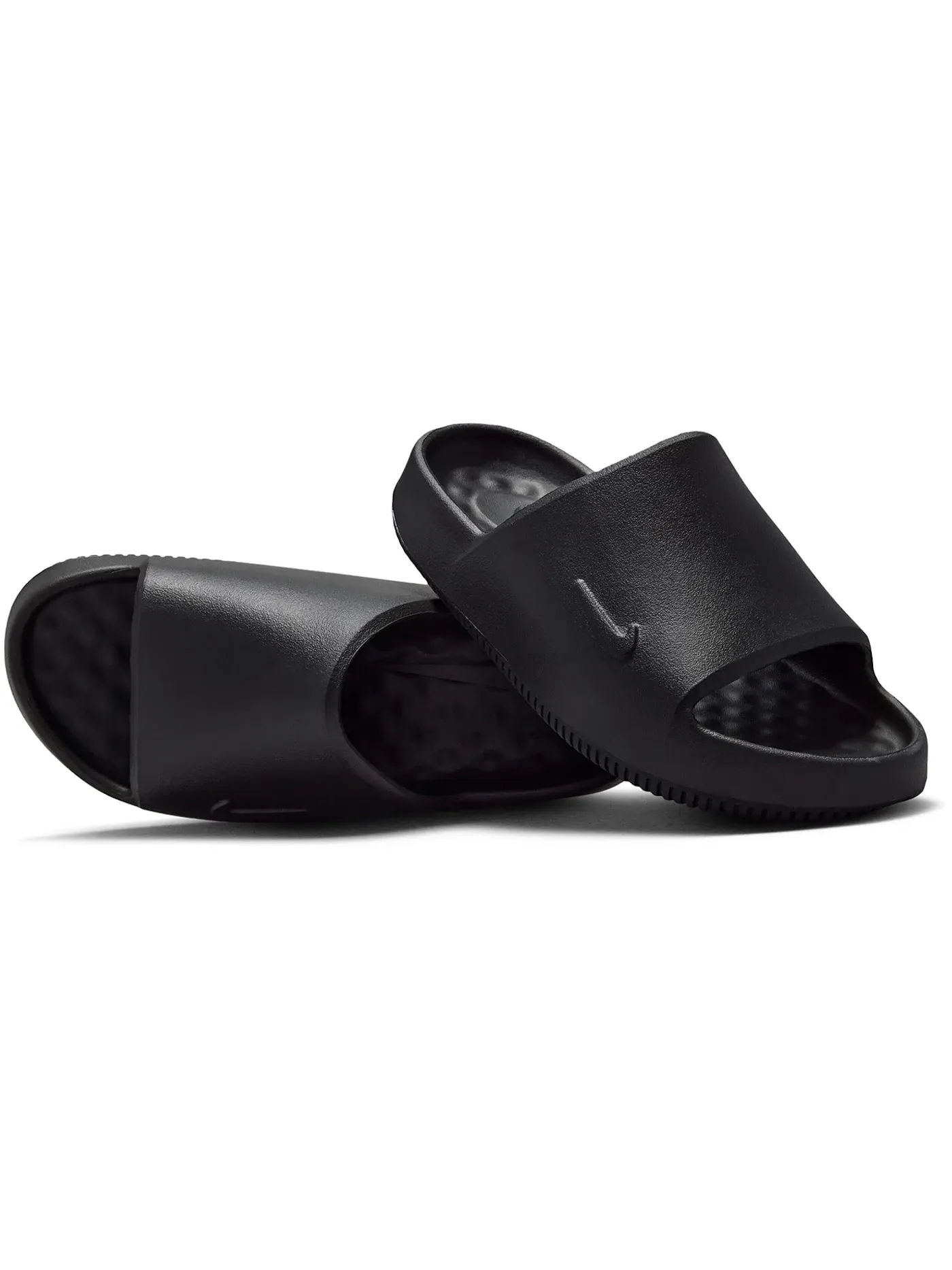 Детские шлепанцы с контрастной подошвой Nike Calm 2.0 Slide — изображение 1 из 1, черный/черный/черный