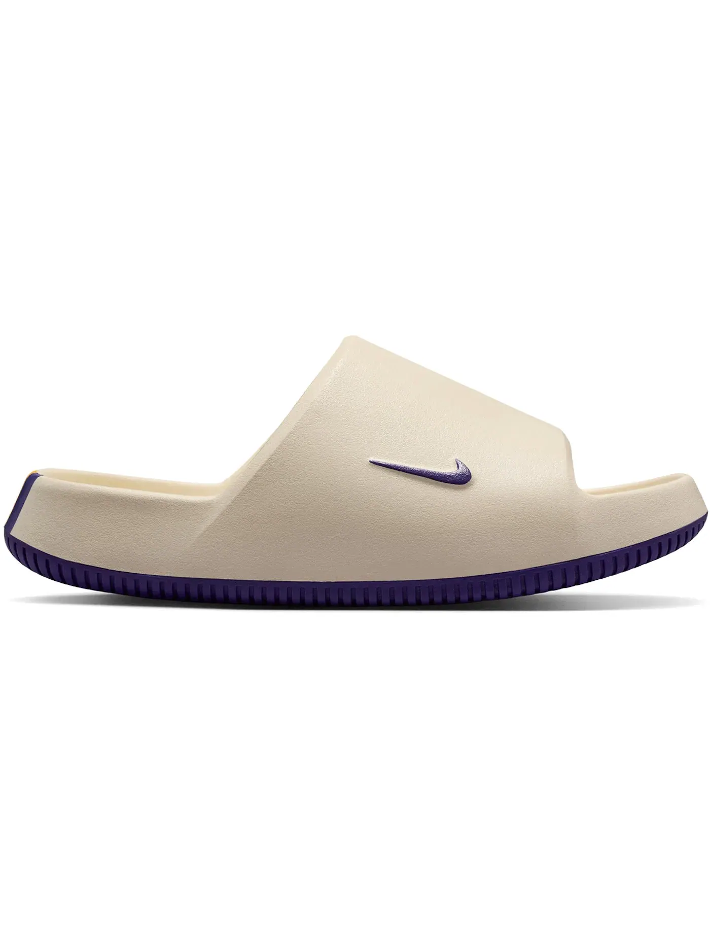 Мужские сланцы с логотипом Nike Calm 2.0 Slide Nike — изображение 1 из 1, золотистый/фиолетовый