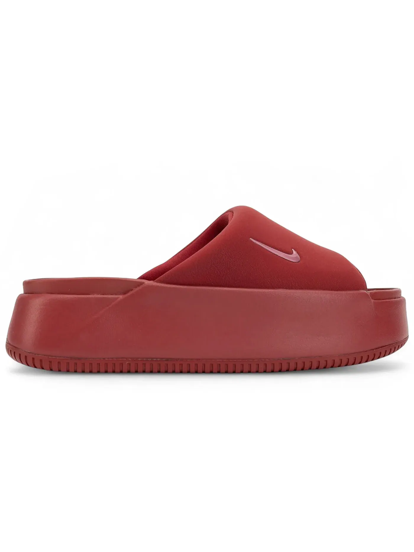 Женские шлепанцы с высокой подошвой Nike Calm Elevation Slide, Team Crimson Peony — изображение 1 из 1