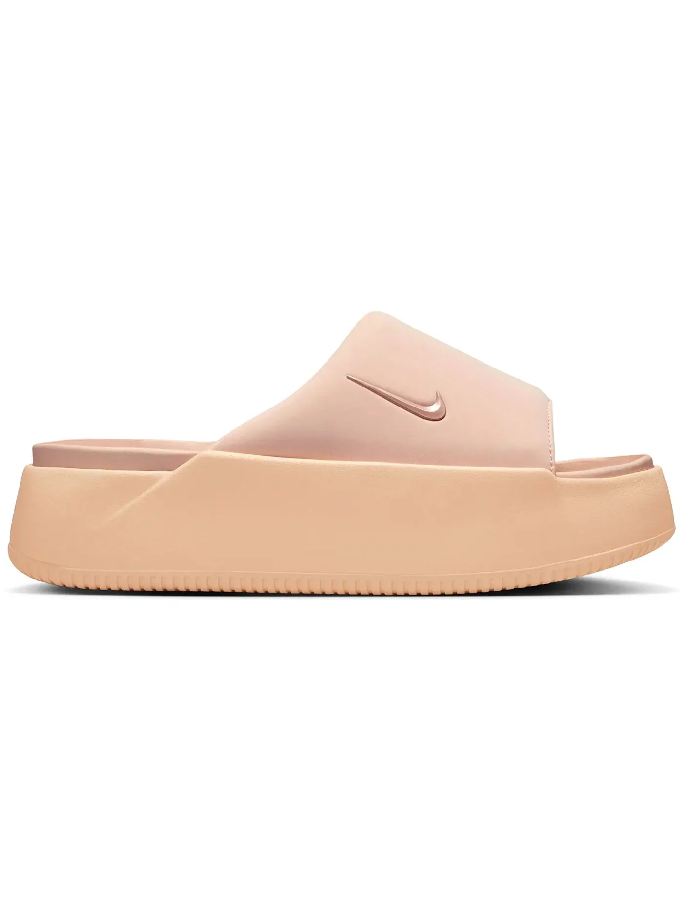 Женские шлепанцы с приподнятой подошвой Nike Calm Elevation Slide — изображение 1 из 1, оранжевый