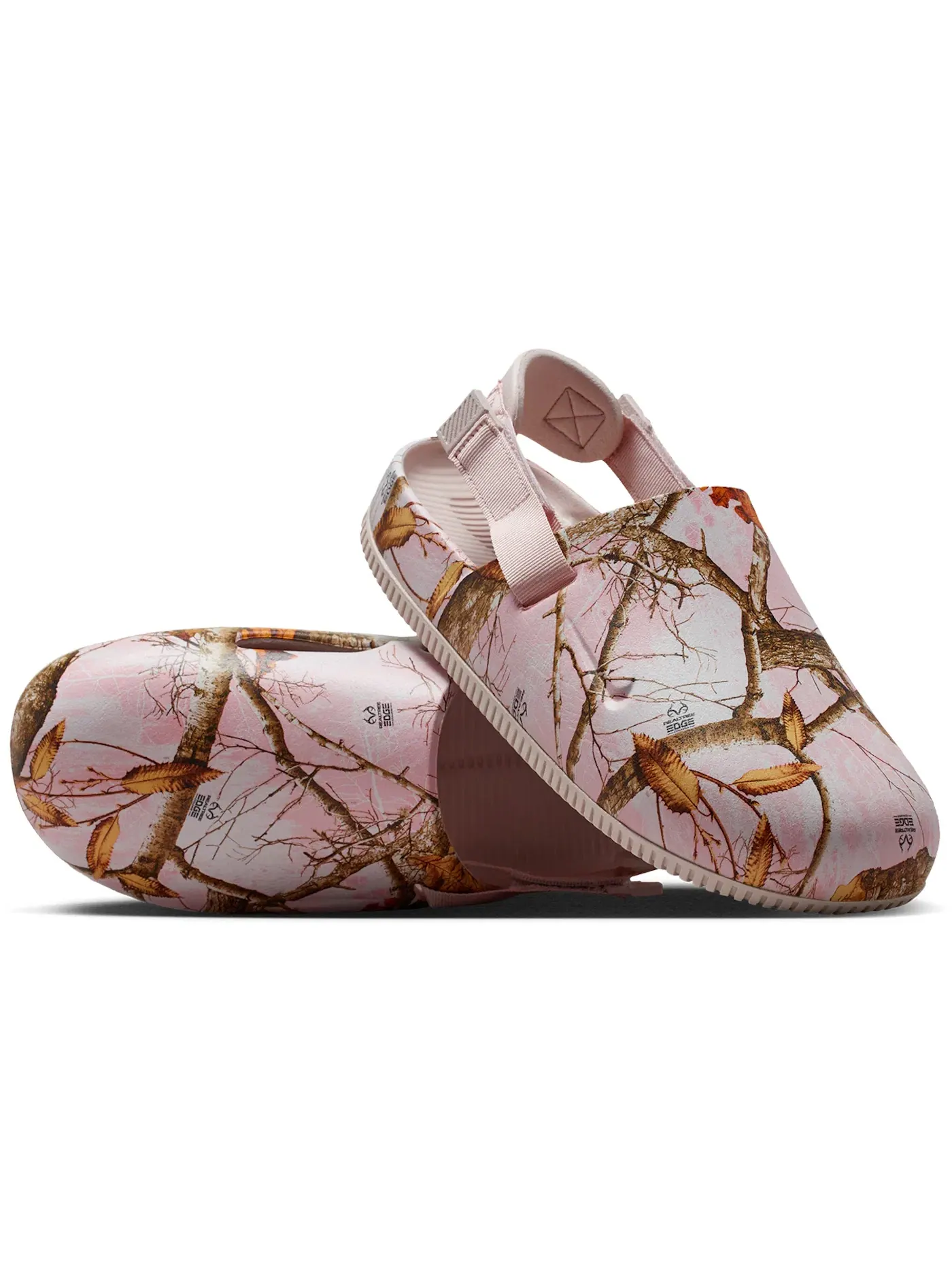 Женские шлепанцы Realtree Camo Nike Calm Mule — изображение 1 из 1, красный/белый/красный
