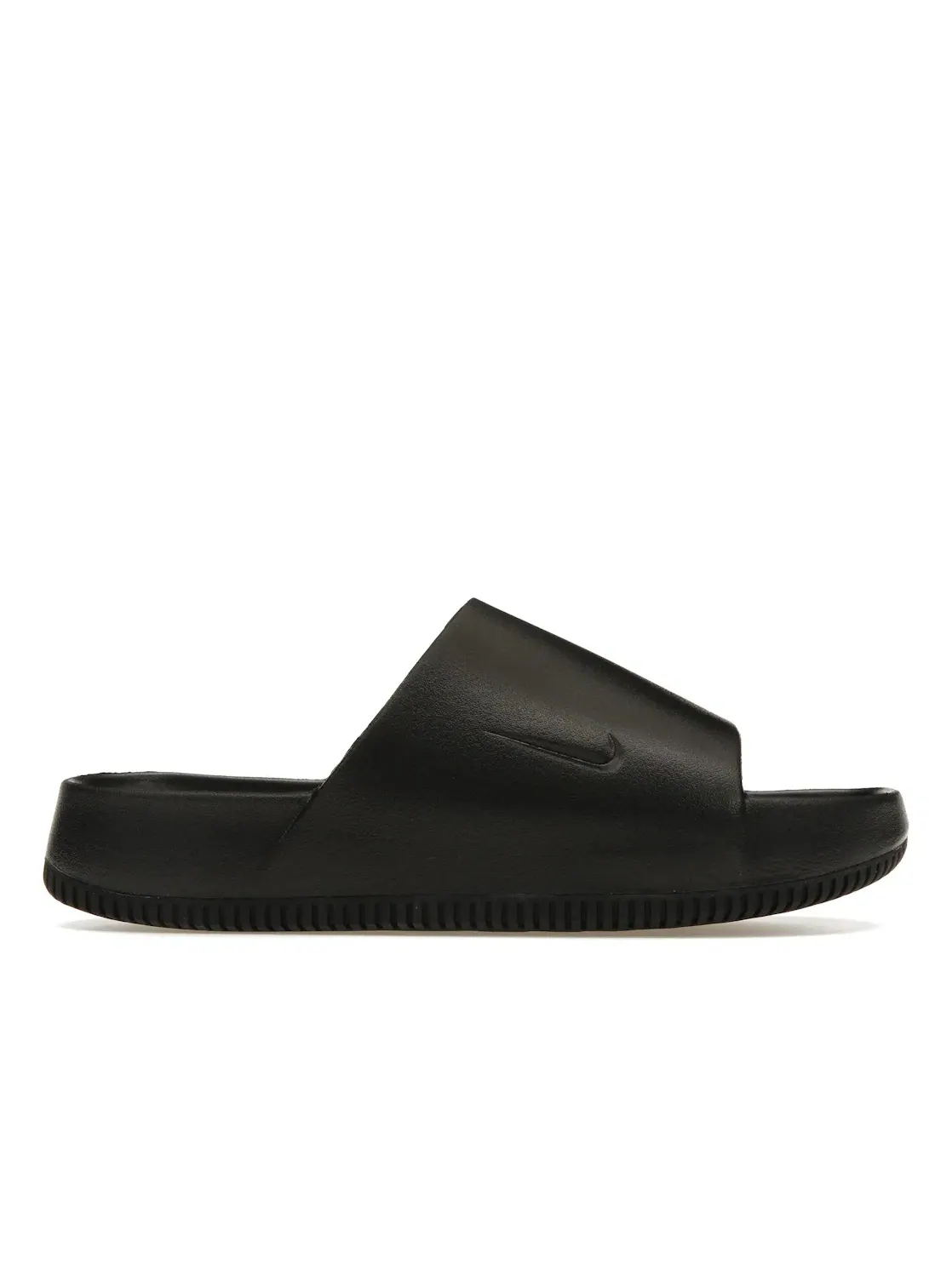 Мужские шлепанцы с мягкой стелькой Nike Calm Slide — изображение 1 из 4, черный/черный